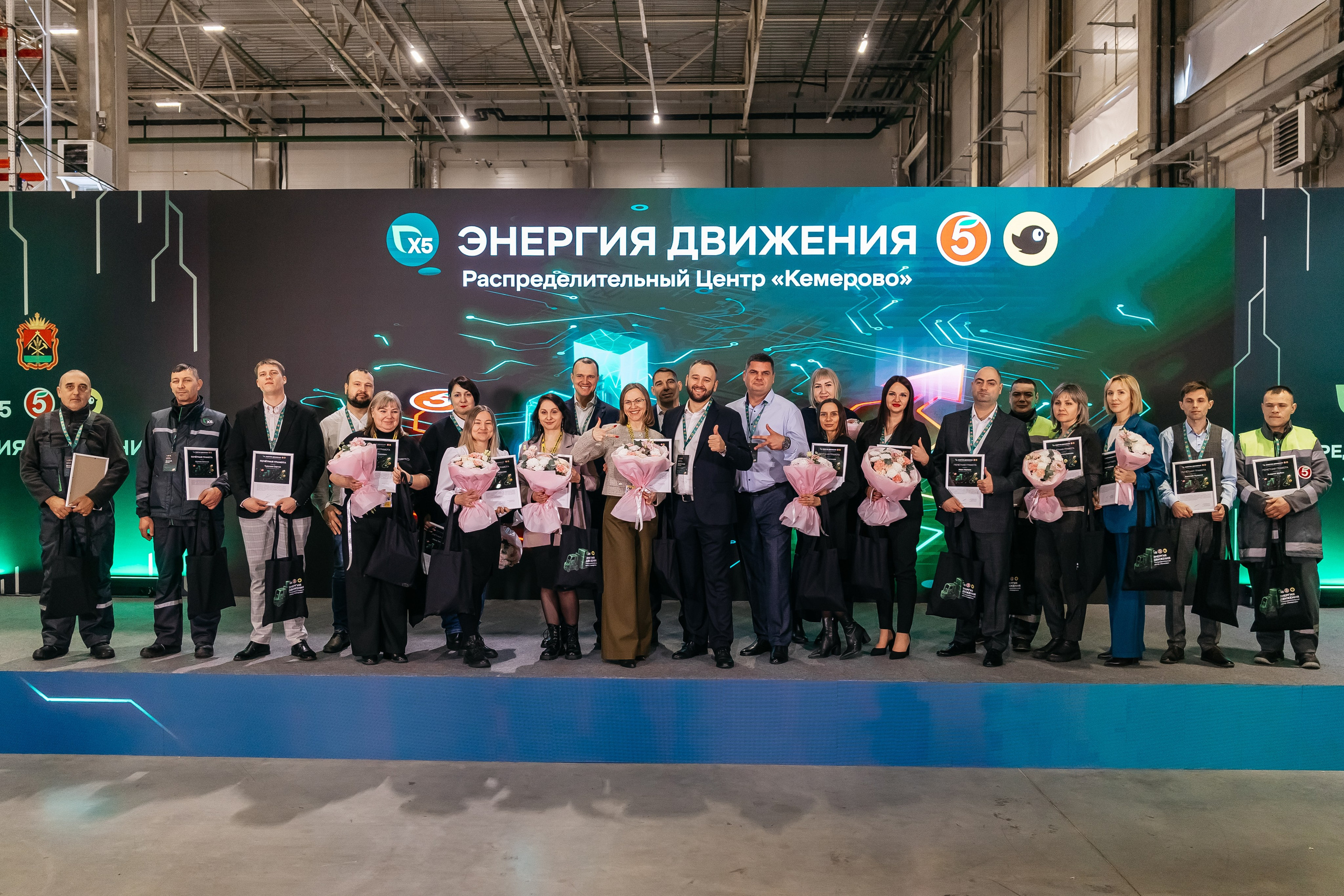 Открытие распределительного центра «Пятёрочки» и «Чижик» в городе Кемерово. Фотограф Кемерово | Сергей