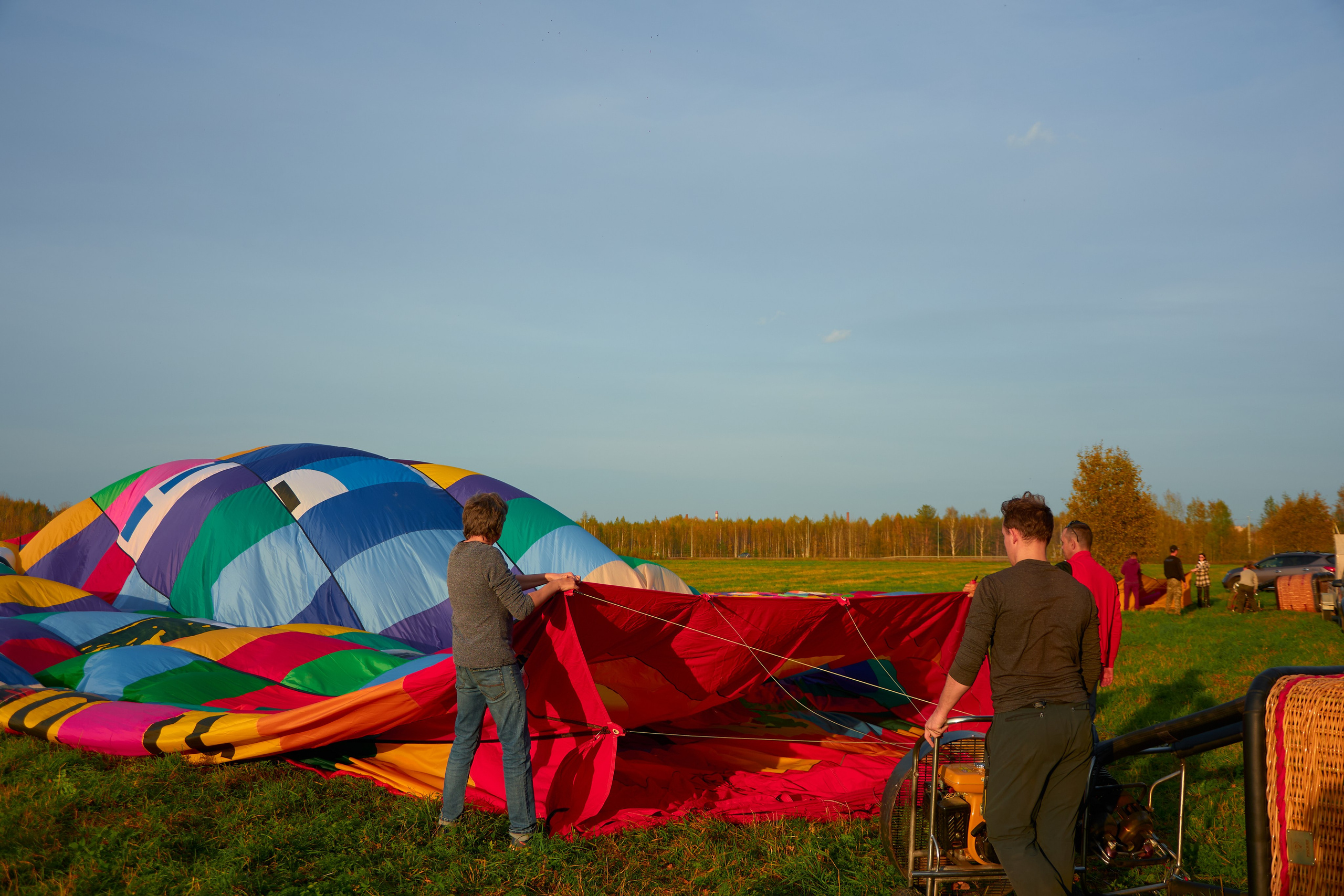 На большом воздушном шаре. Ольга Чёкотова (Фотограф Кострома)