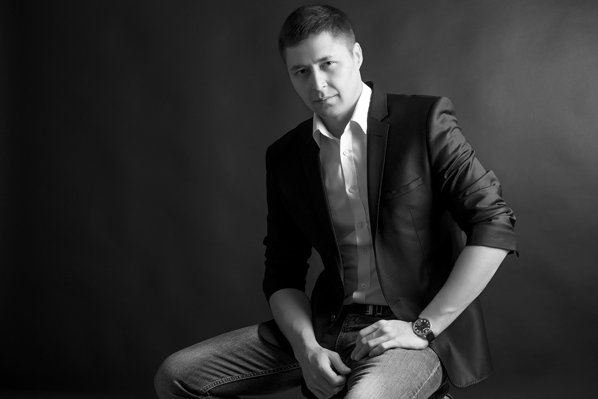 Мужской портрет. Фотограф Андрей Лёвкин