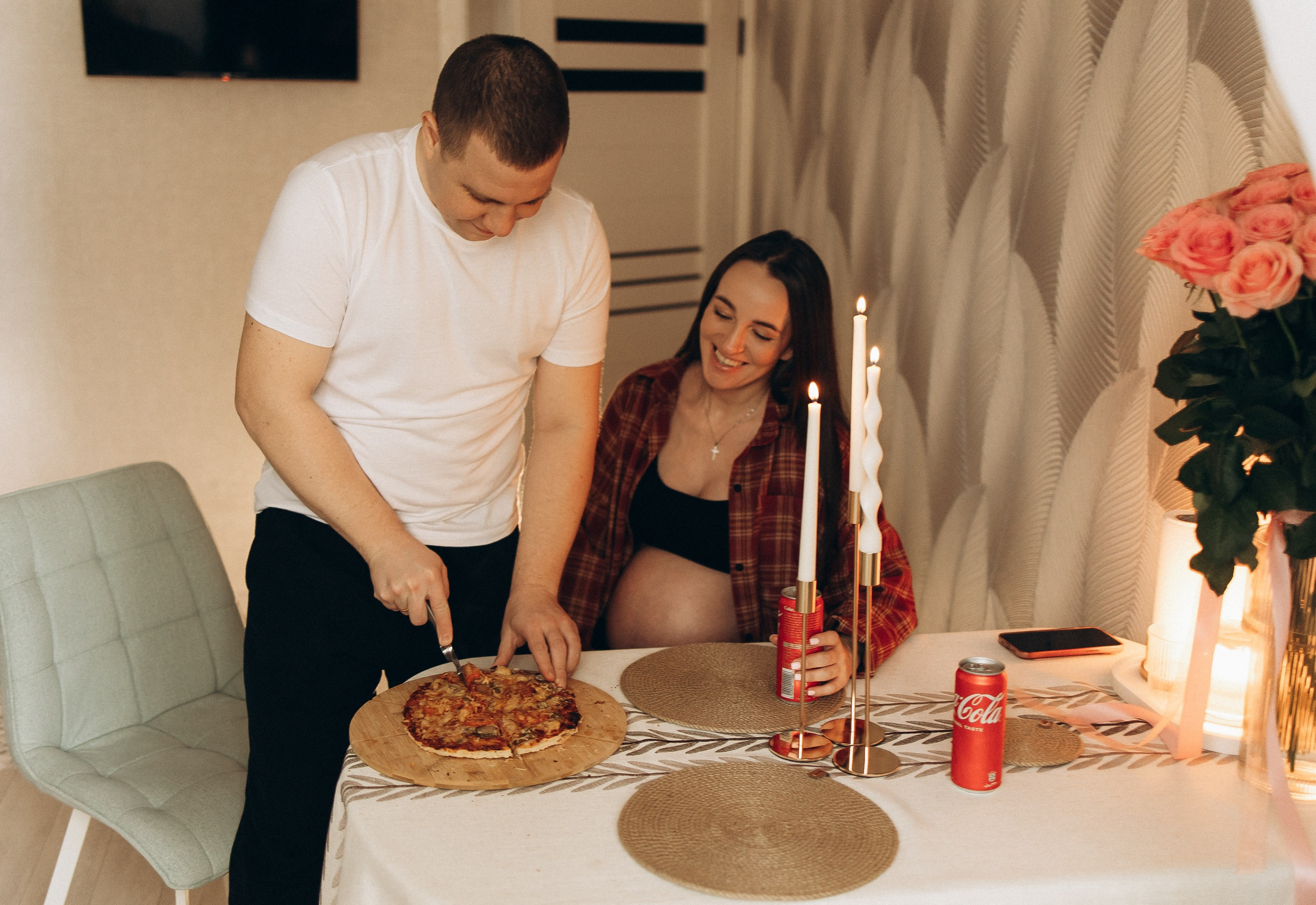 Гриша и Настя — домашняя съёмка. Семейный фотограф в Краснодаре Храмова Анна