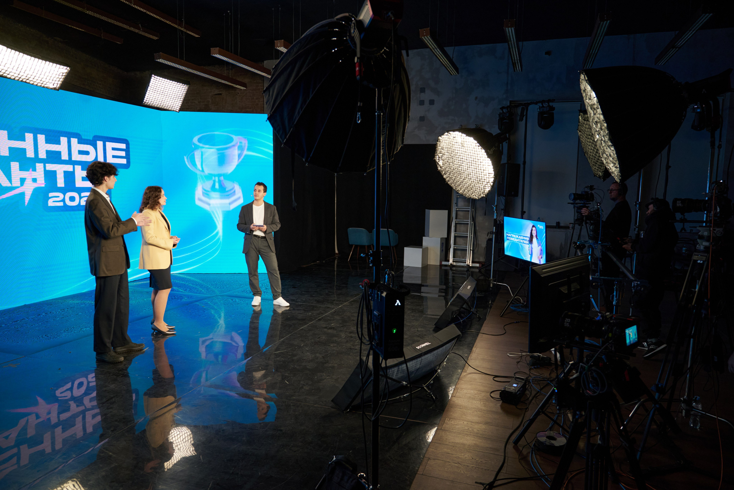 Backstage съёмка трансляции ВТБ Именные гранты 2025