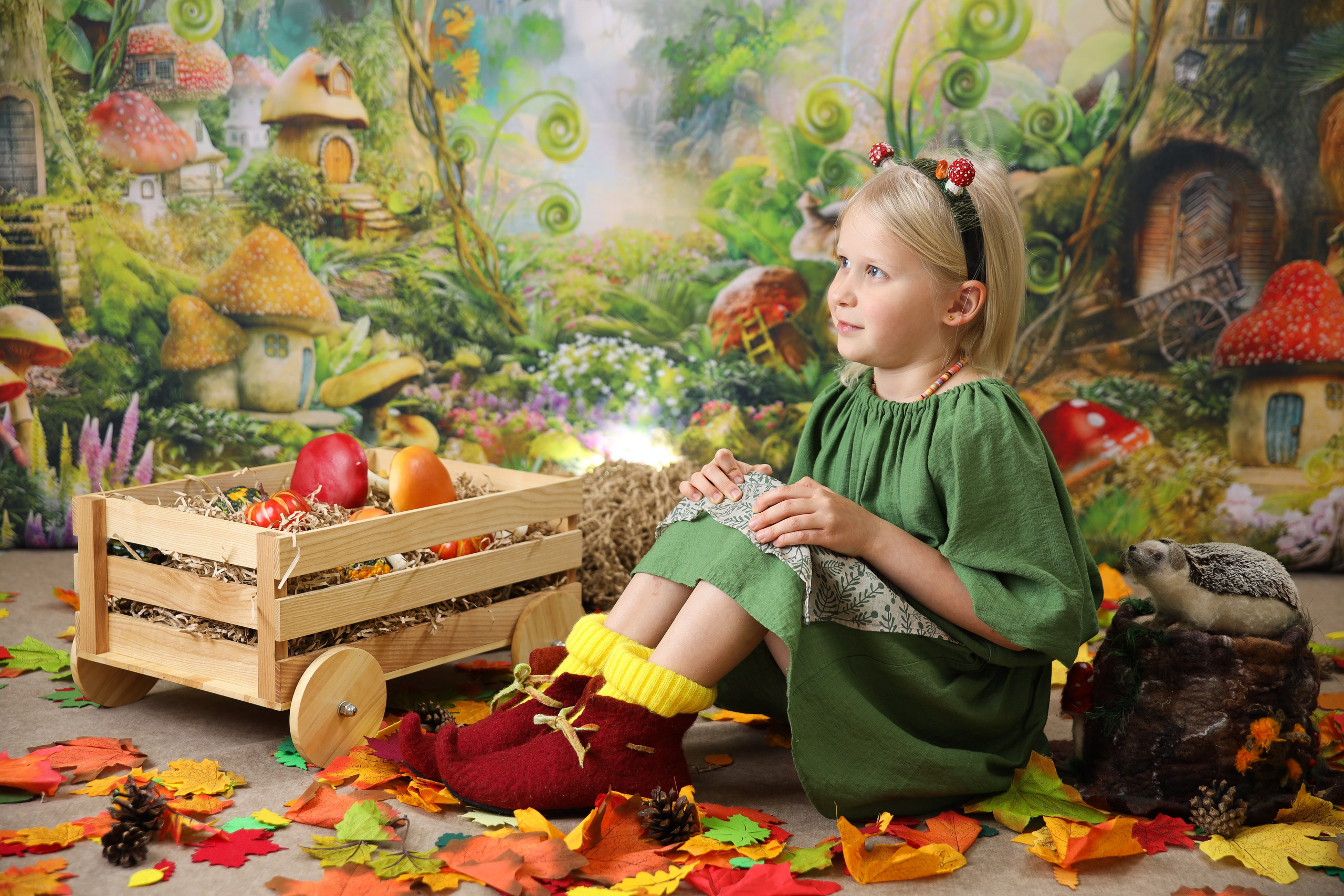 Осенняя съемка в детских садах. Анна Таркина