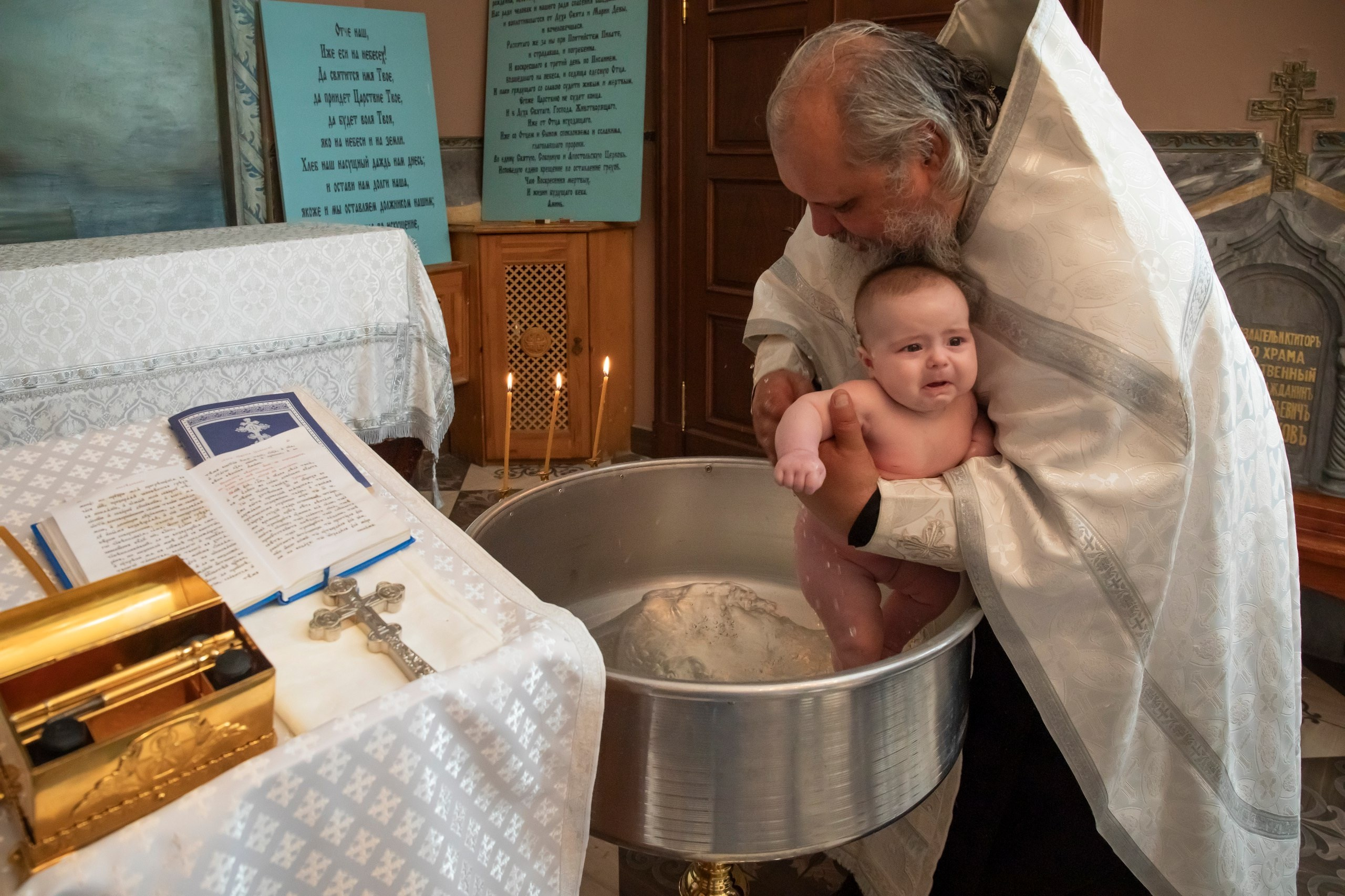 Крестины Апполинарии. Арт- фотограф Москва