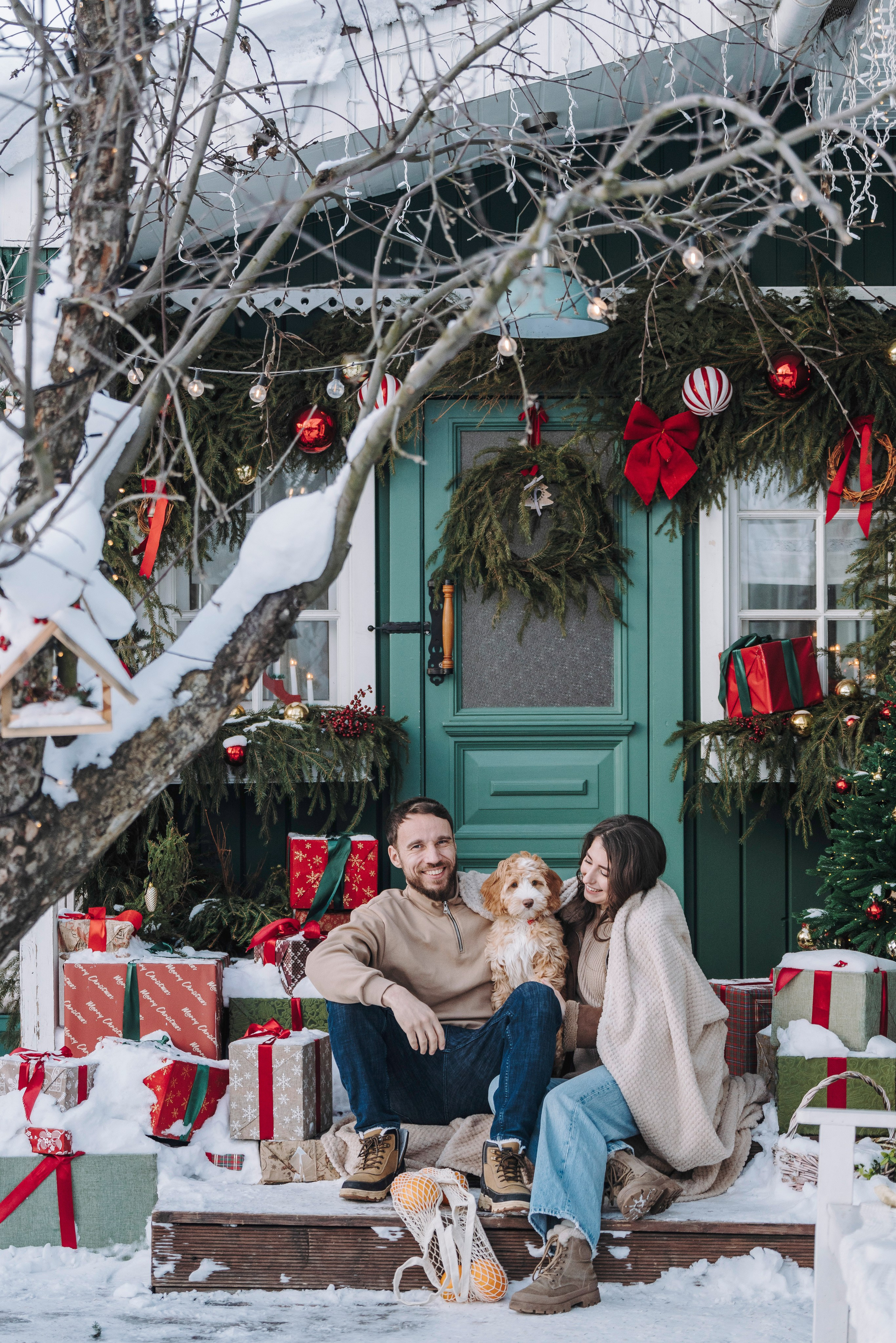 Мёрфи, Таня и Антон. Фотограф анималист в Спб недорого Олеся Майорова