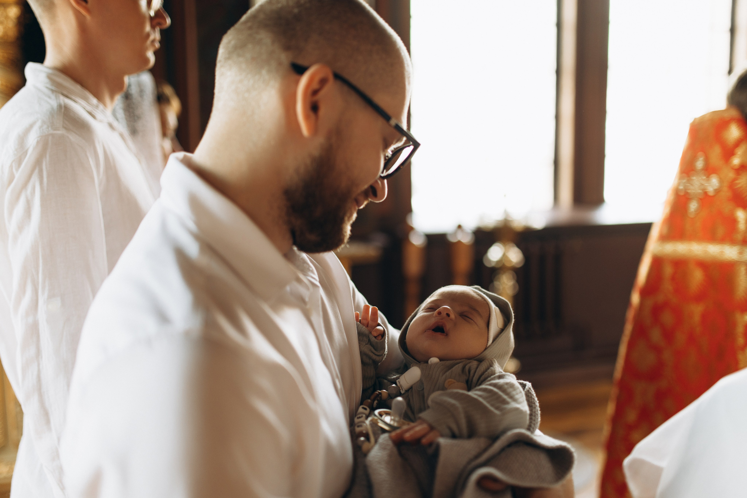 Крещение Лёвы. Самый теплый фотограф в Краснодаре Рябоконь Ксения