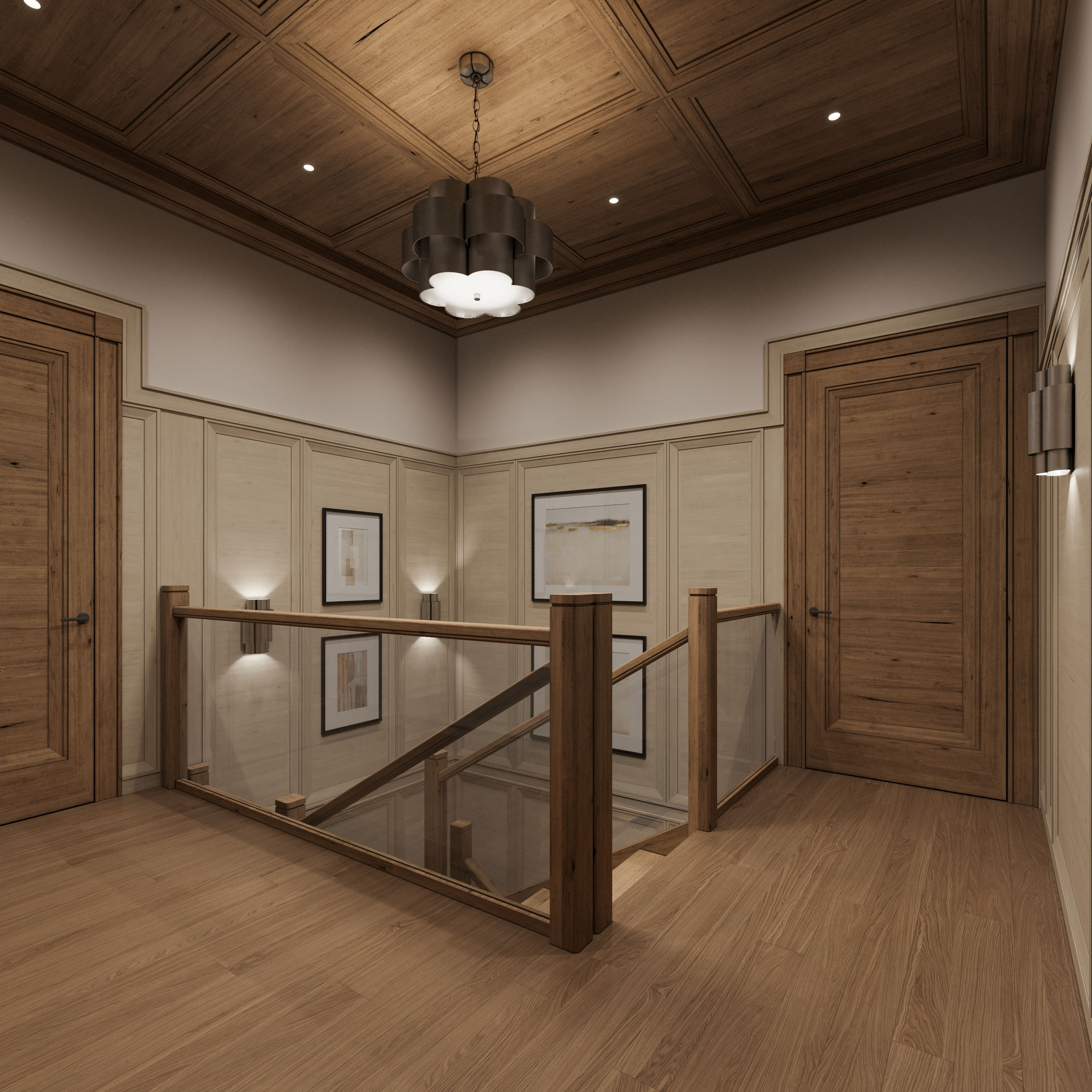 Сруб с Современным Наполнением: 3D Визуализации Интерьера Загородного Дома. Визуализатор интерьера в Москве | Брагин Кирилл