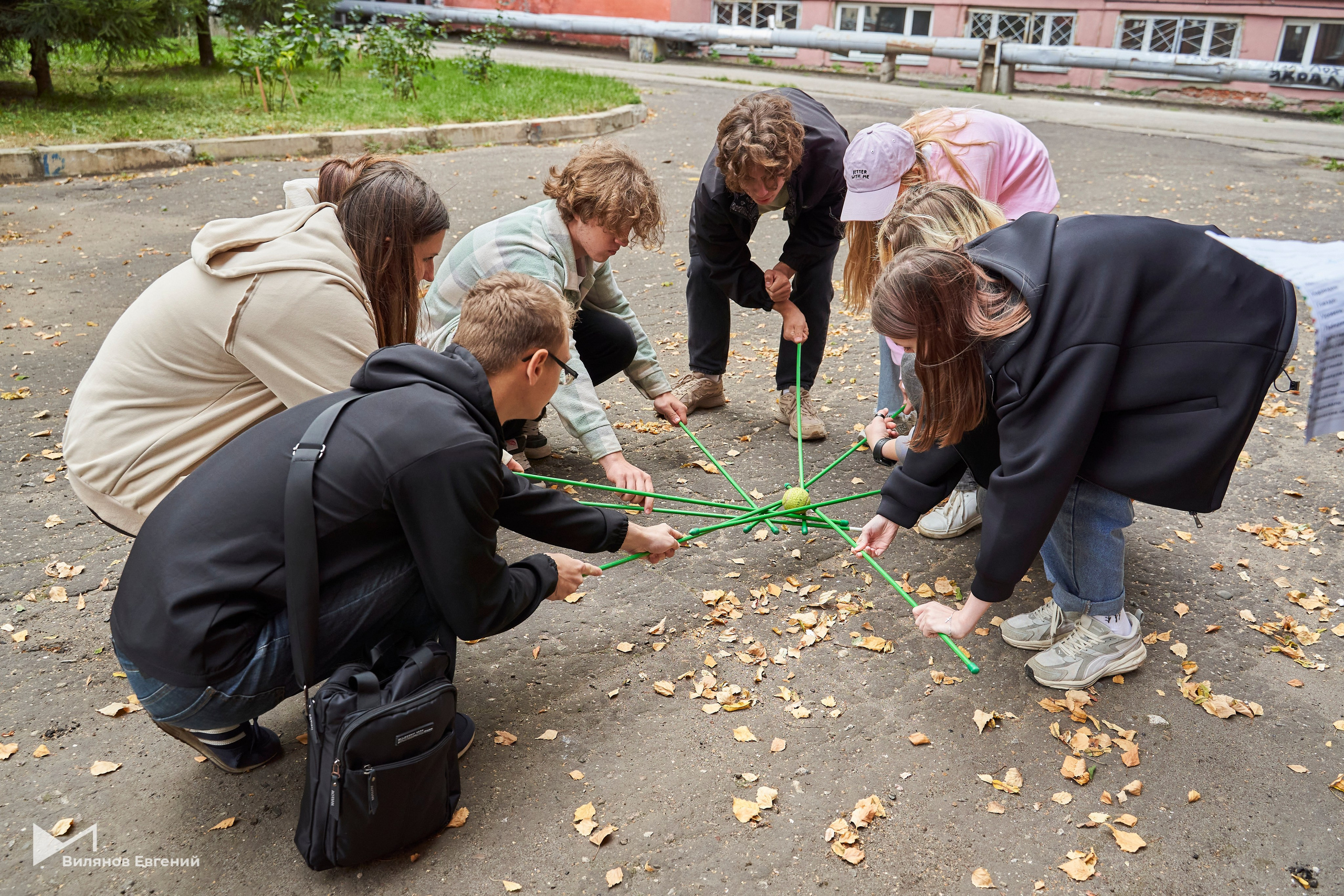 Мероприятие «Веревка» для первокурсников ННГАСУ. Репортажный фотограф Вилянов Евгений. Нижний Новгород