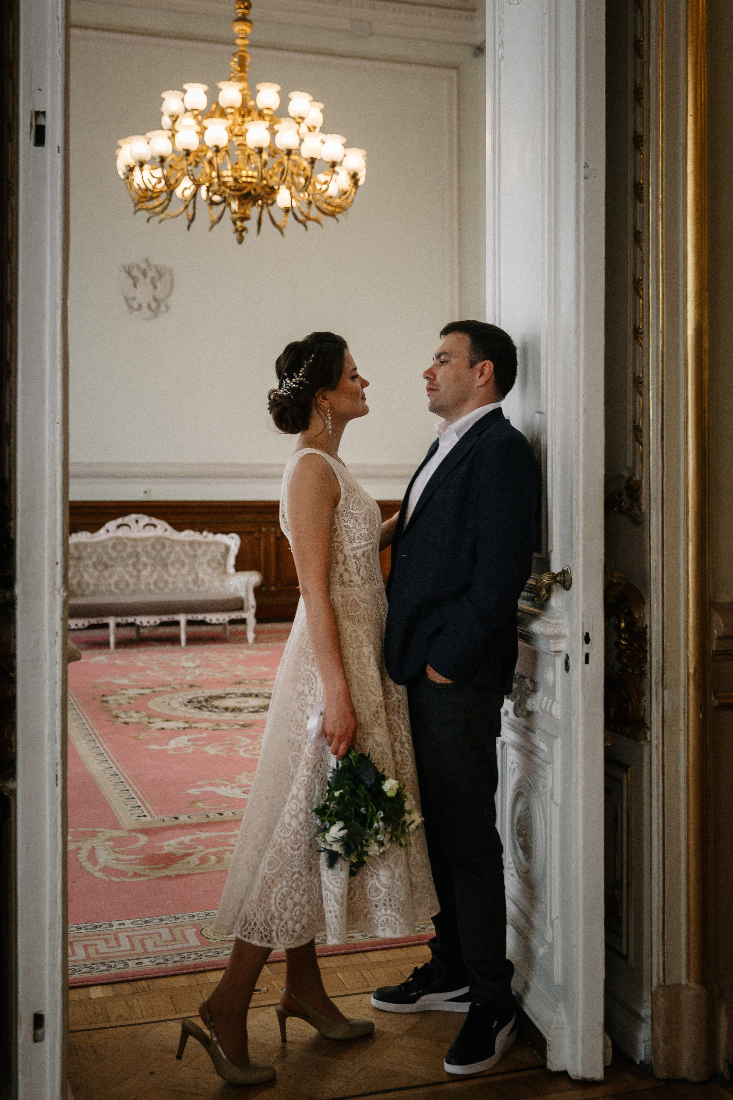 ДВОРЕЦ № 1 | Июль, Исаакиевская площадь. Свадебный фотограф в Санкт-Петербурге Полина Корзухина