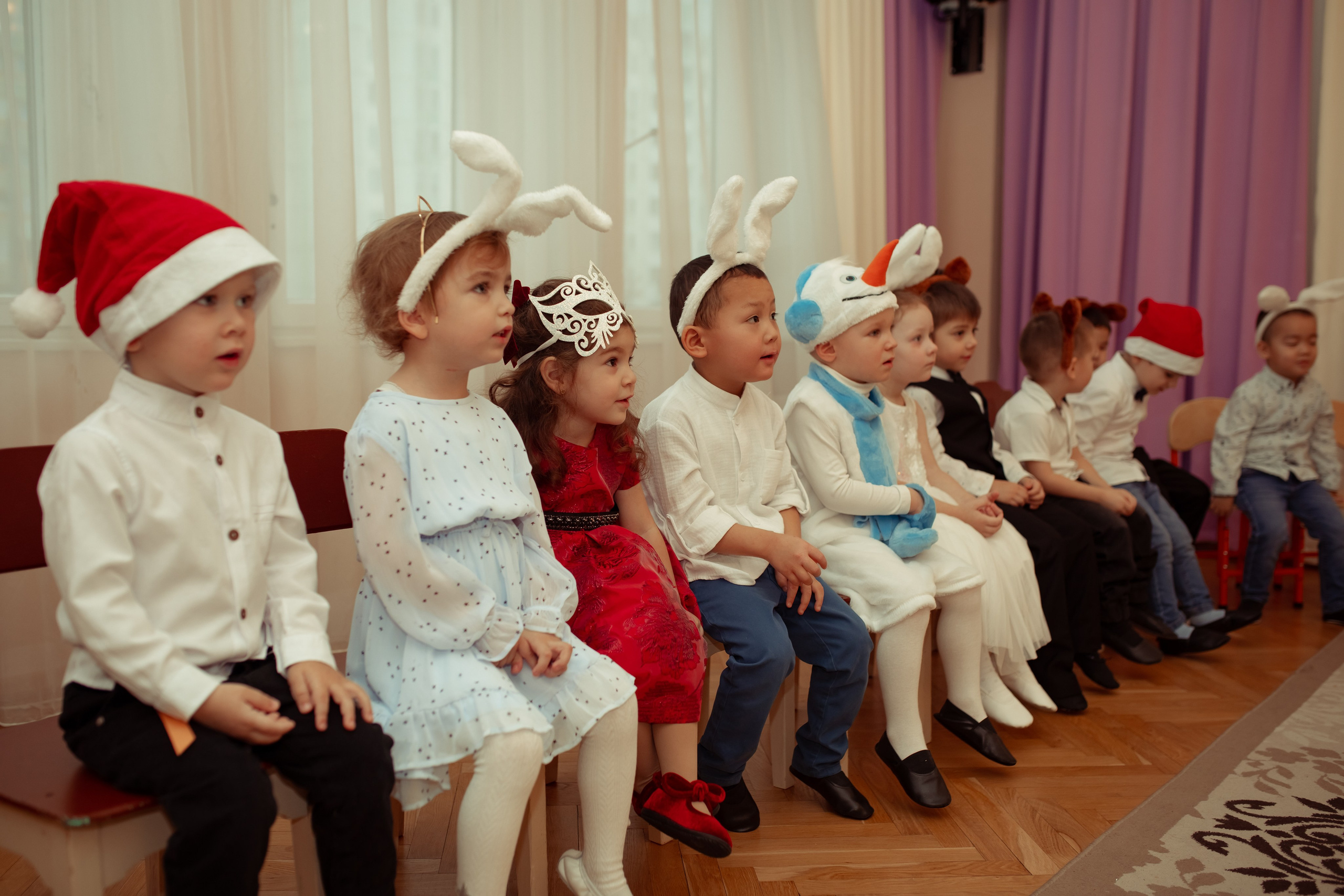 Новогодний утренник в детском саду. Семейный и детский фотограф в Москве Дорогова Екатерина
