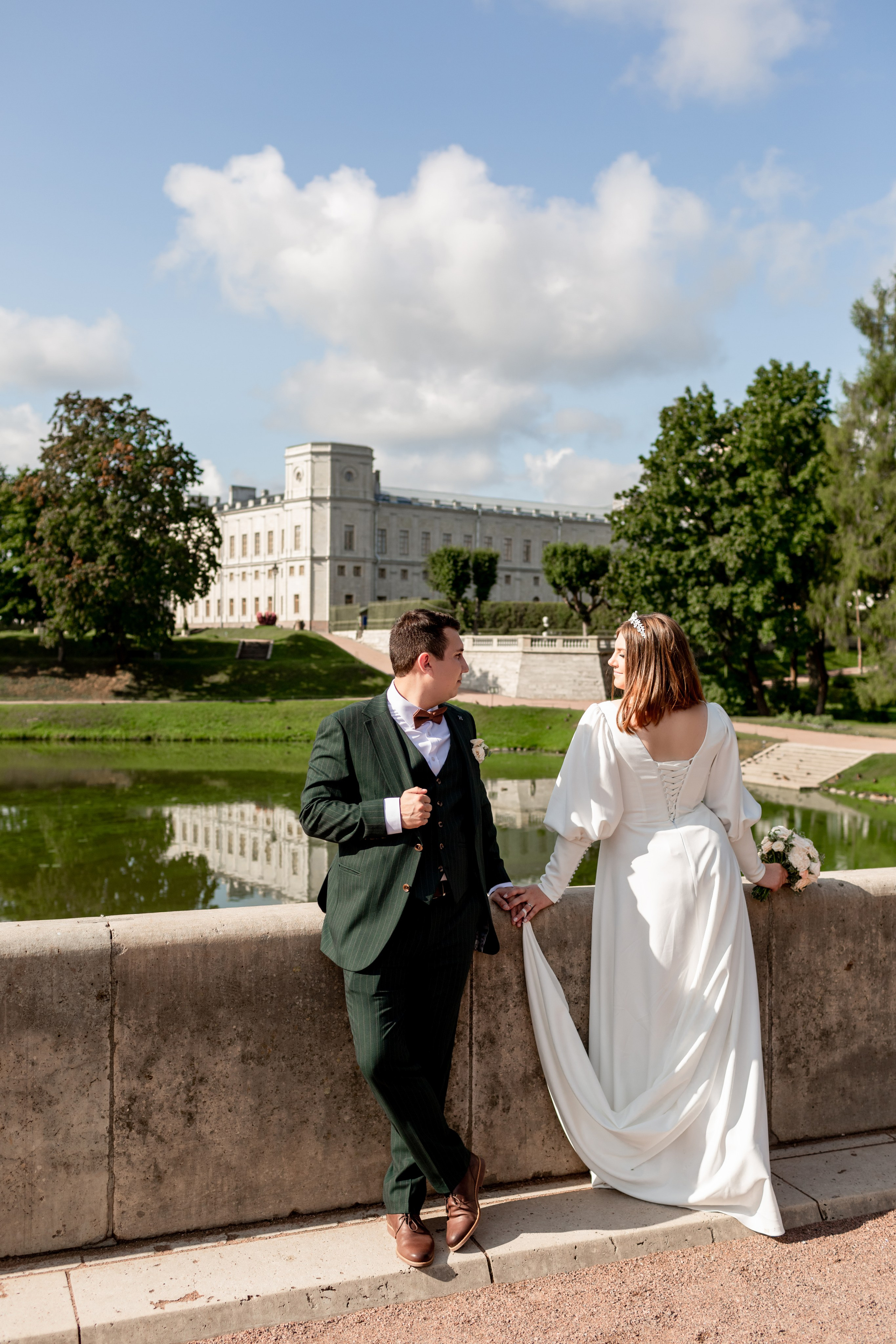Свадебная фотосессия в Пушкине. Свадебный фотограф Кирилл Белый
