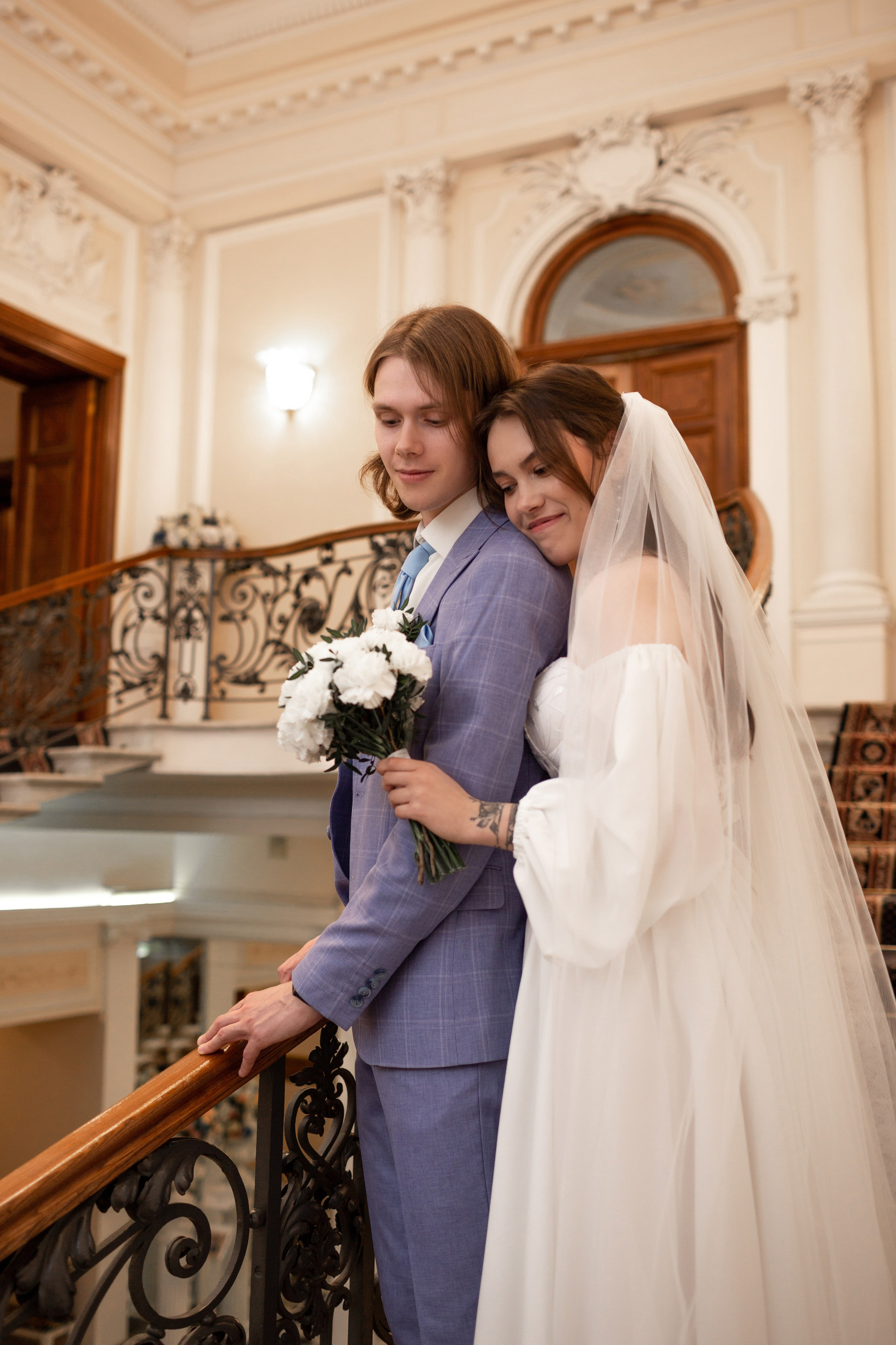 Свадебная фотосессия во Дворце на Фурштатской. Свадебный фотограф Кирилл Белый