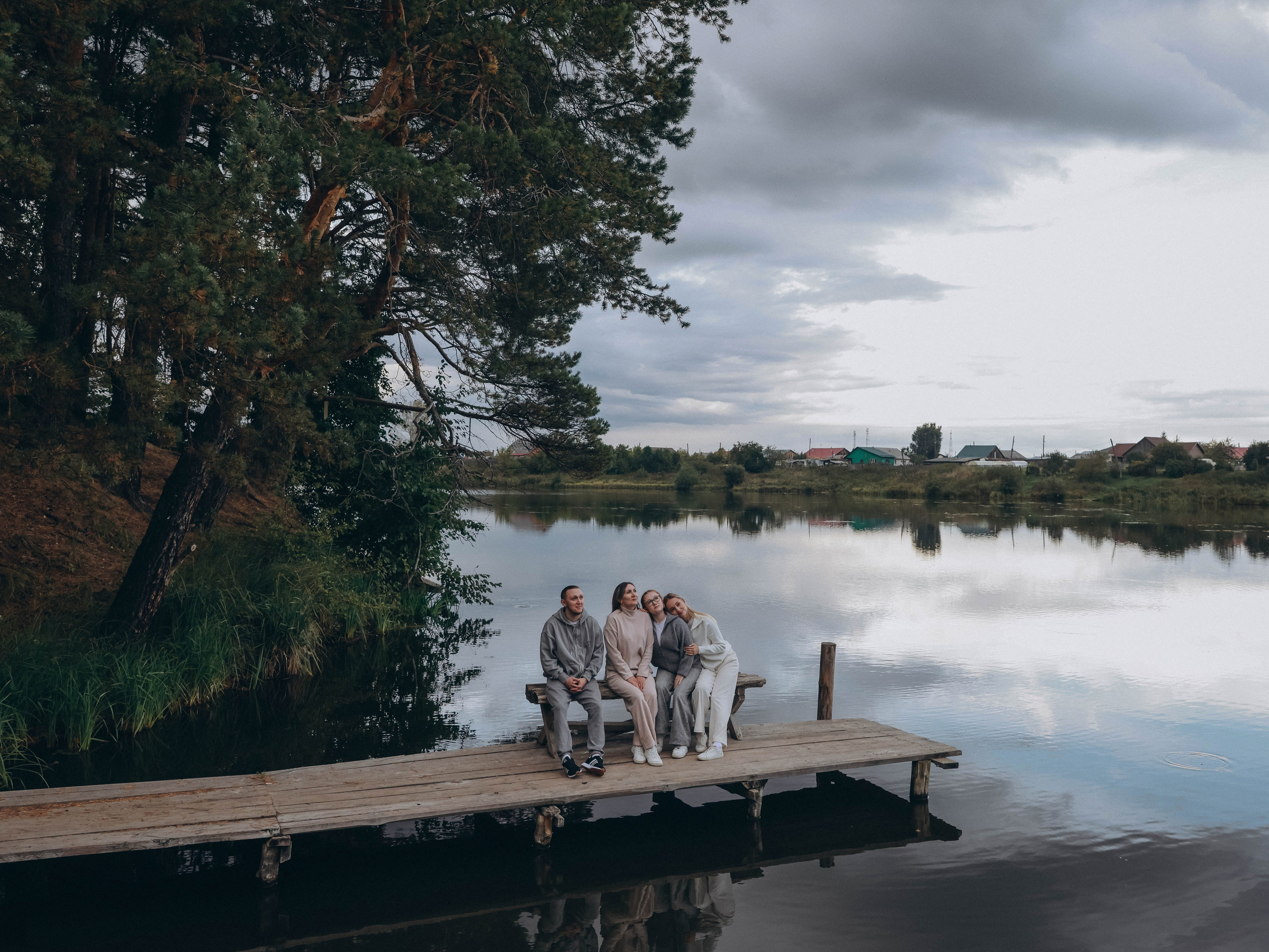 Под дождём. Мультифотограф Динара Ахмедзянова