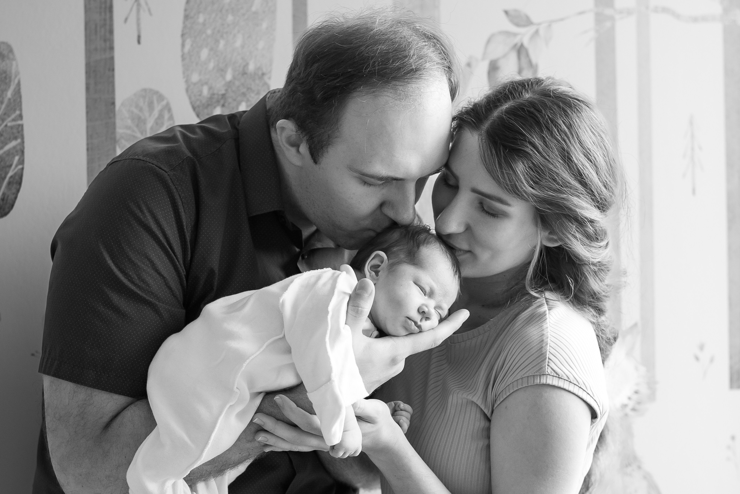 Домашняя фотосессия новорожденной Кати. Семейный и детский фотограф Кущ Наташа