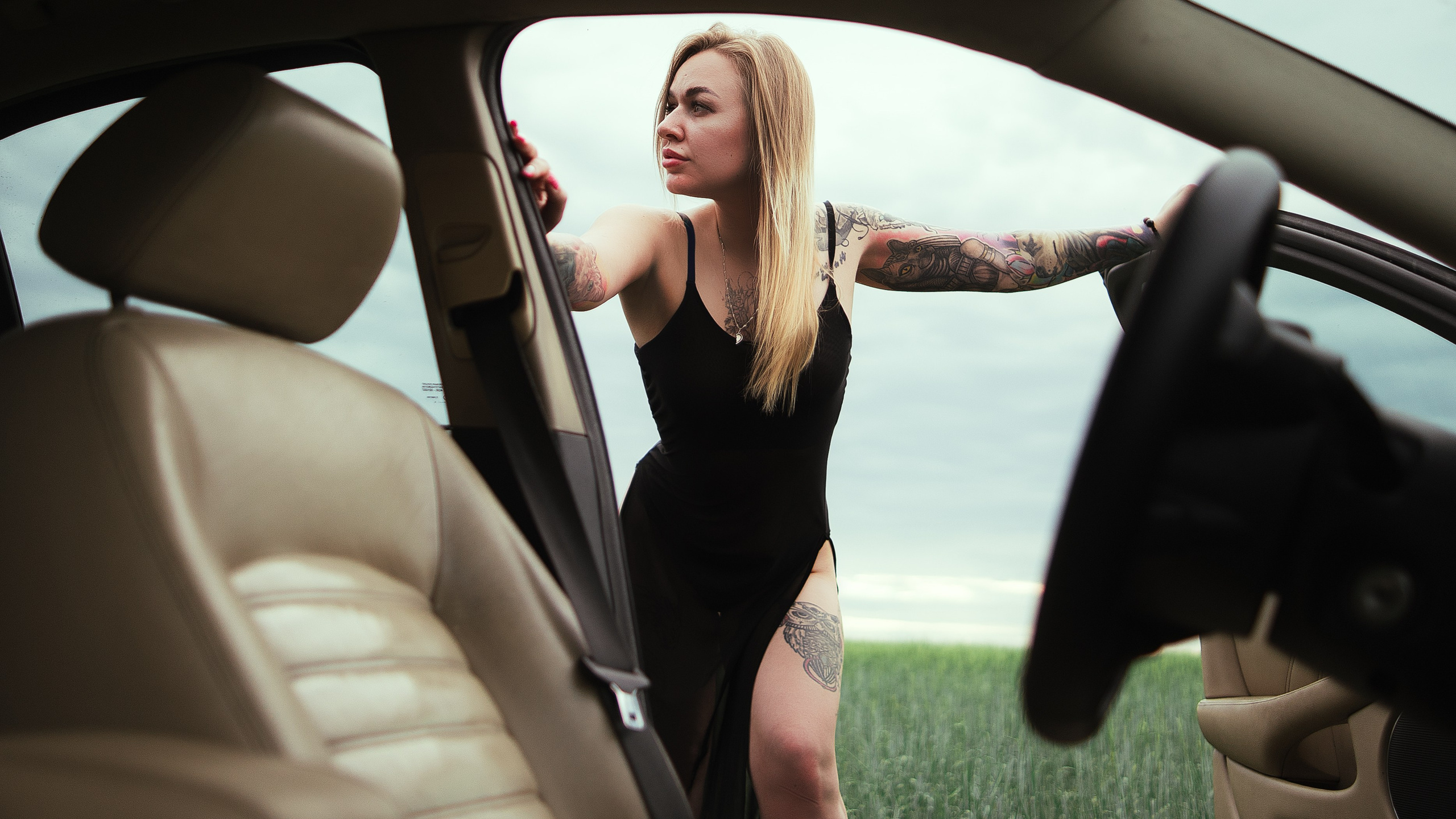 Фотосессия на улице для Оксаны в Новосибирске. Фотограф в Новосибирске Владислав Унтерберг