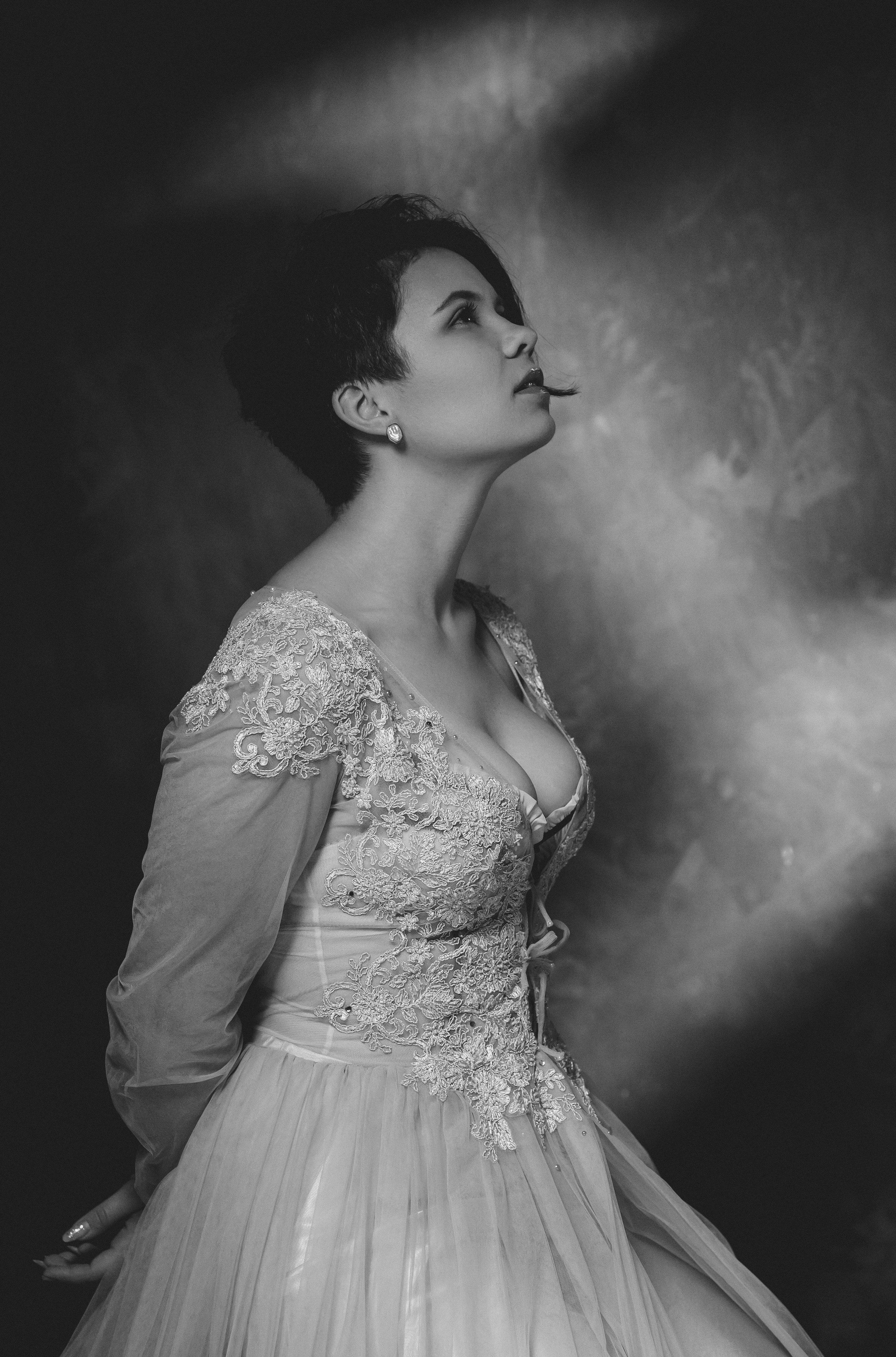 Стиль чб корсет. Фотограф Регина Барская, Калуга