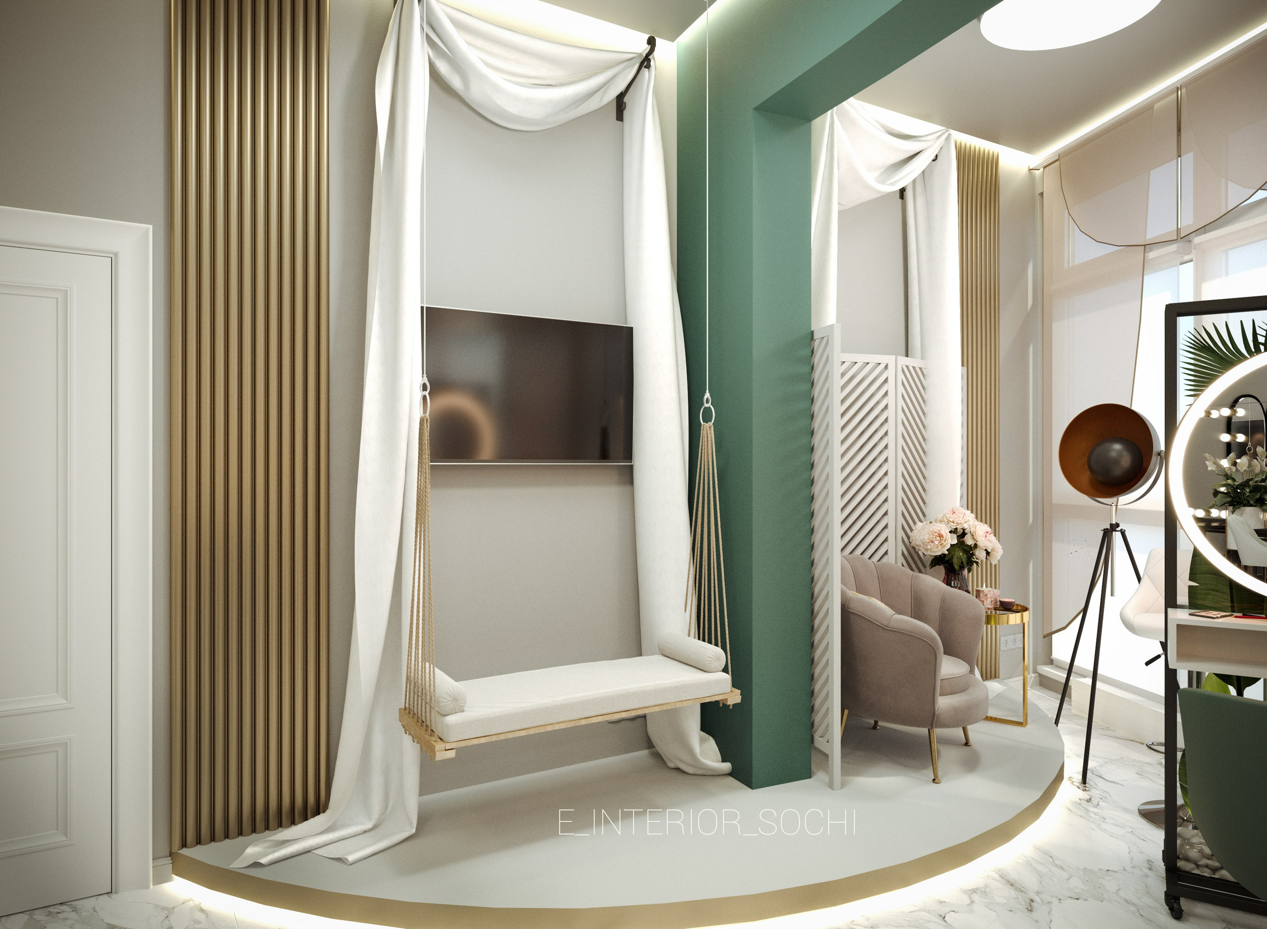 BEAUTY_KOVORK_AMAZON. Дизайн интерьера Евгения Тисленко