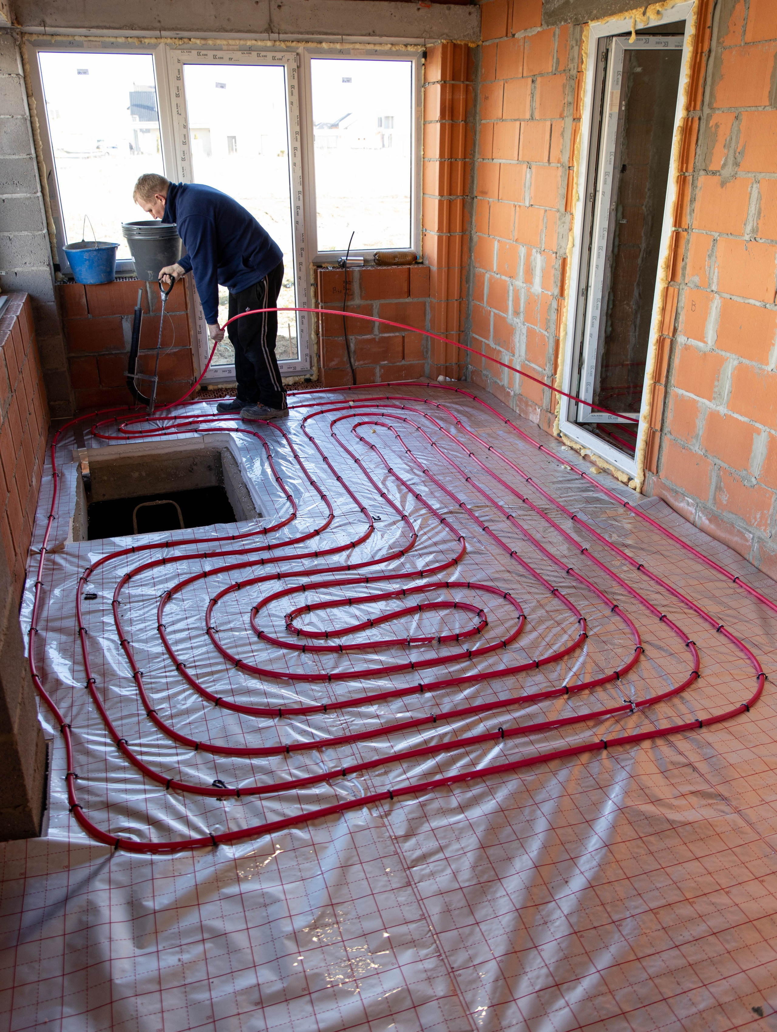 2-этажный дом в п.Холмогоровка Зеленоградский МО. Монтаж отопления в Калининграде | Балтийский сантехник