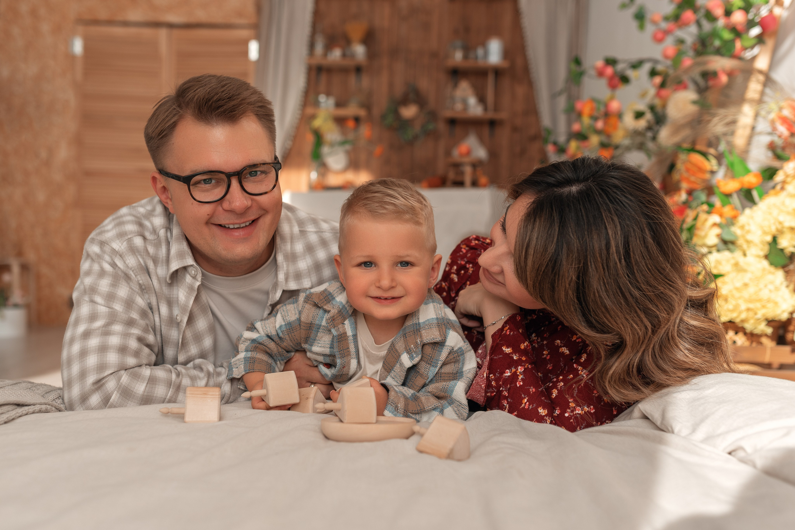 Федя с любимыми родителями. Ульяна Сёмина, фотограф, Москва