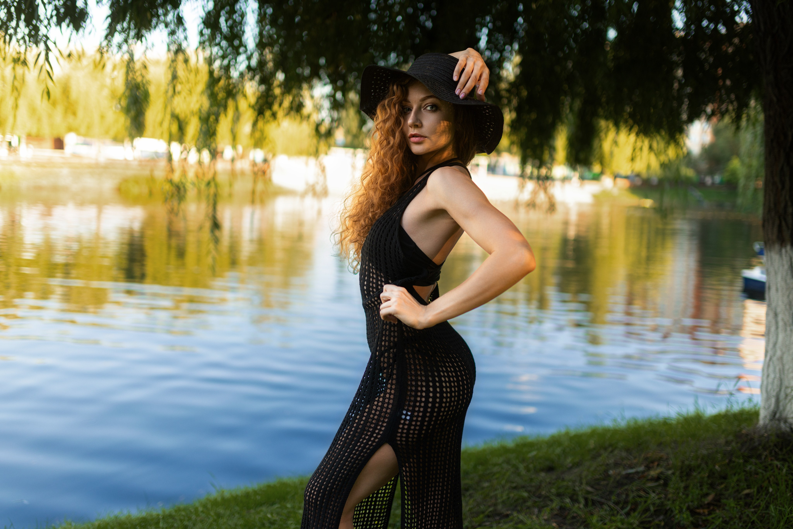 Съемка с Дианой у водоема на базе отдыха в формате для «себя». Дмитрий Шульгин, портретный фотограф в Воронеже