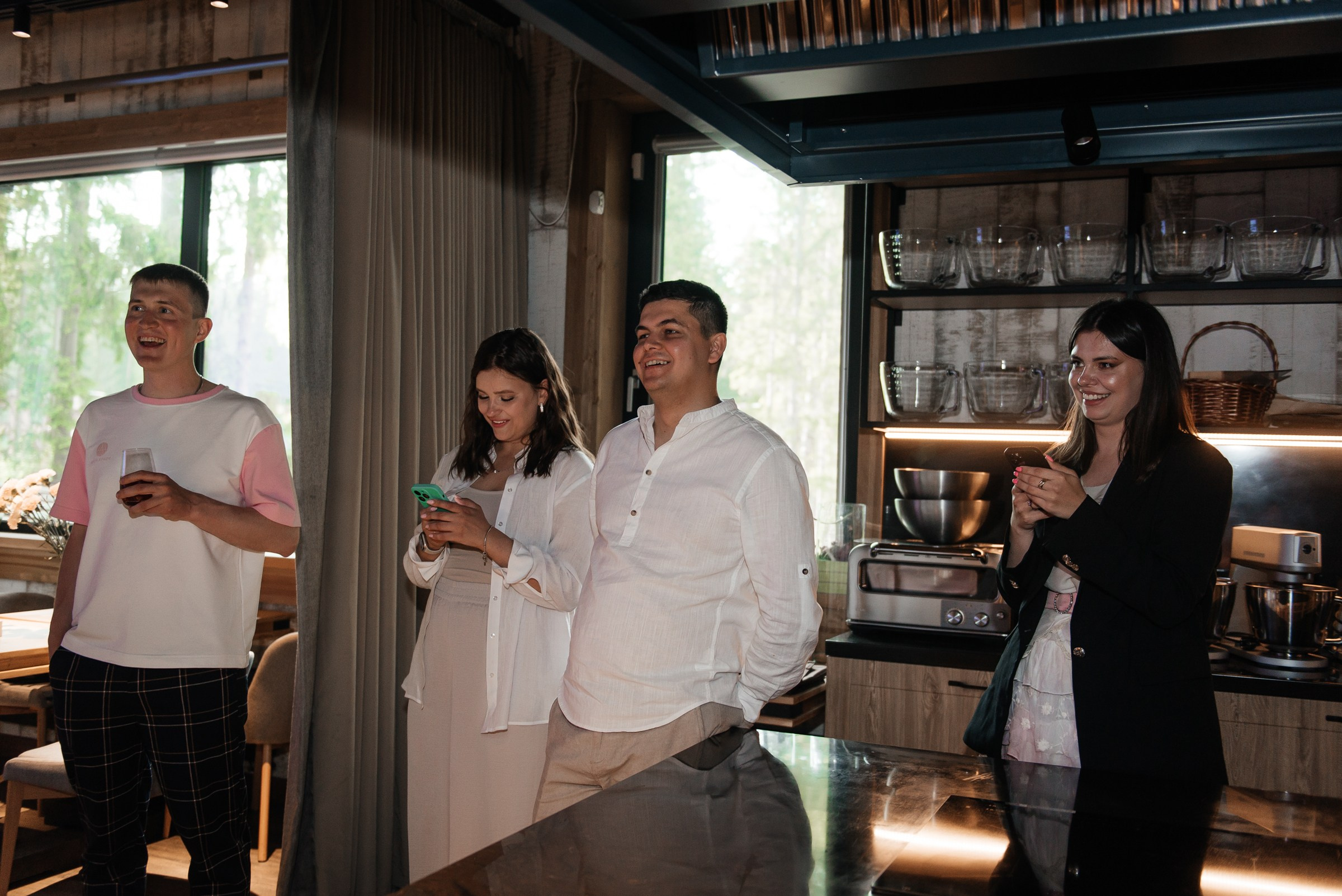 свадебный ужин в ресторане Чаща в Охта парке