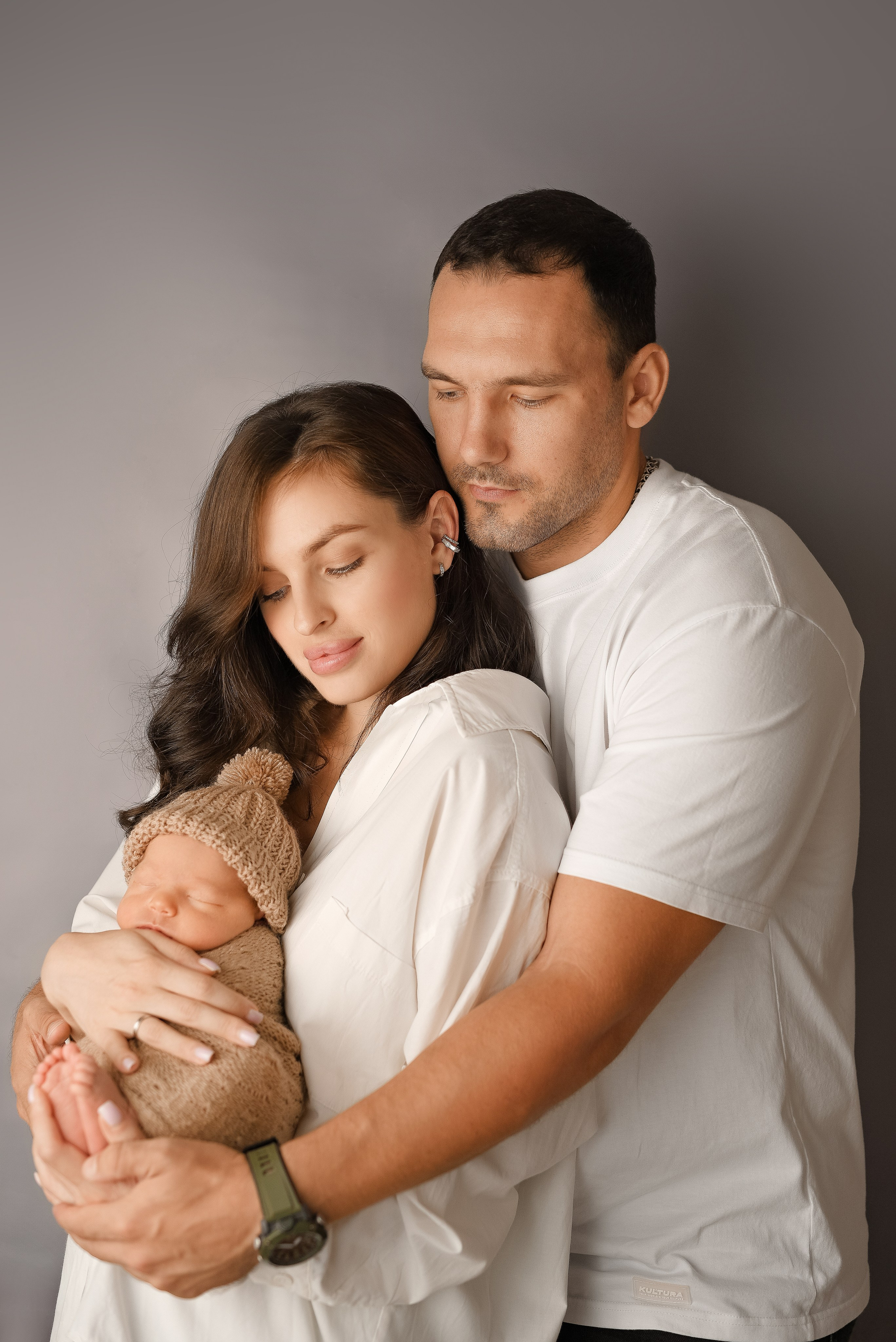 Кадры с родителями. Фотограф новорождённых в Сочи Наталия Дмитриева