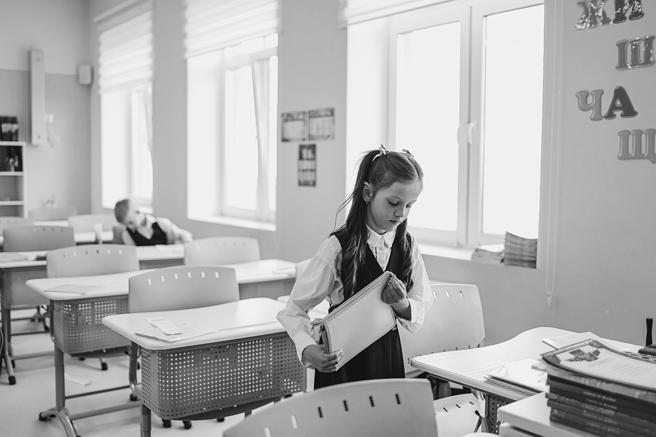 Один день в школе 1 класс. Семейный фотограф Тюмень, фотограф на роды Салмина Мария