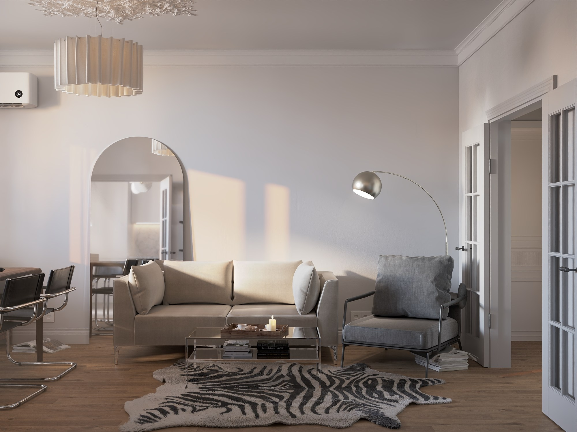 Тополиная аллея м-н, квартира 69 м². БК студия дизайна интерьера