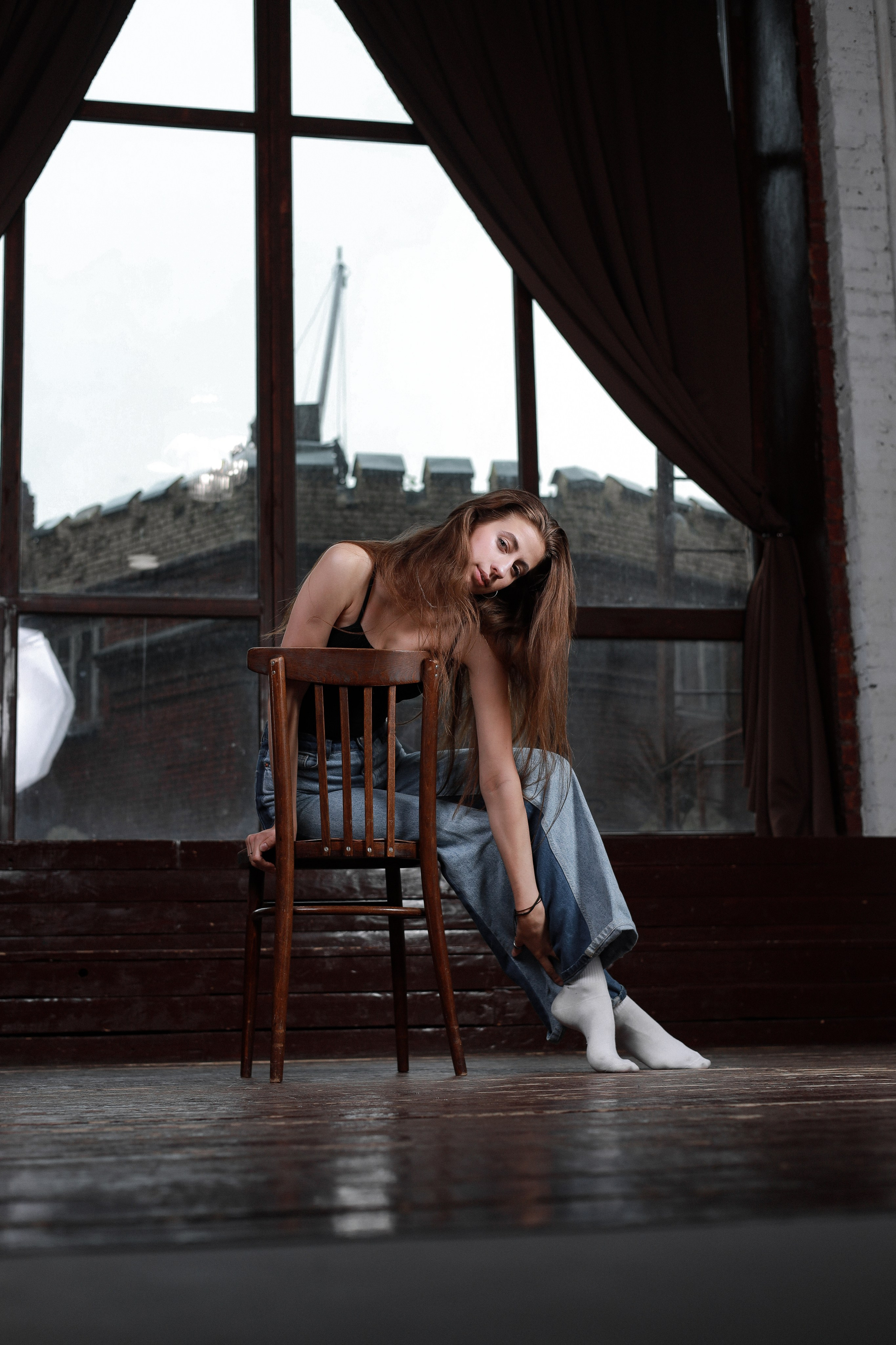 Студийная съемка актрисы. Евгения Волошина Фотограф Москва / Белгород