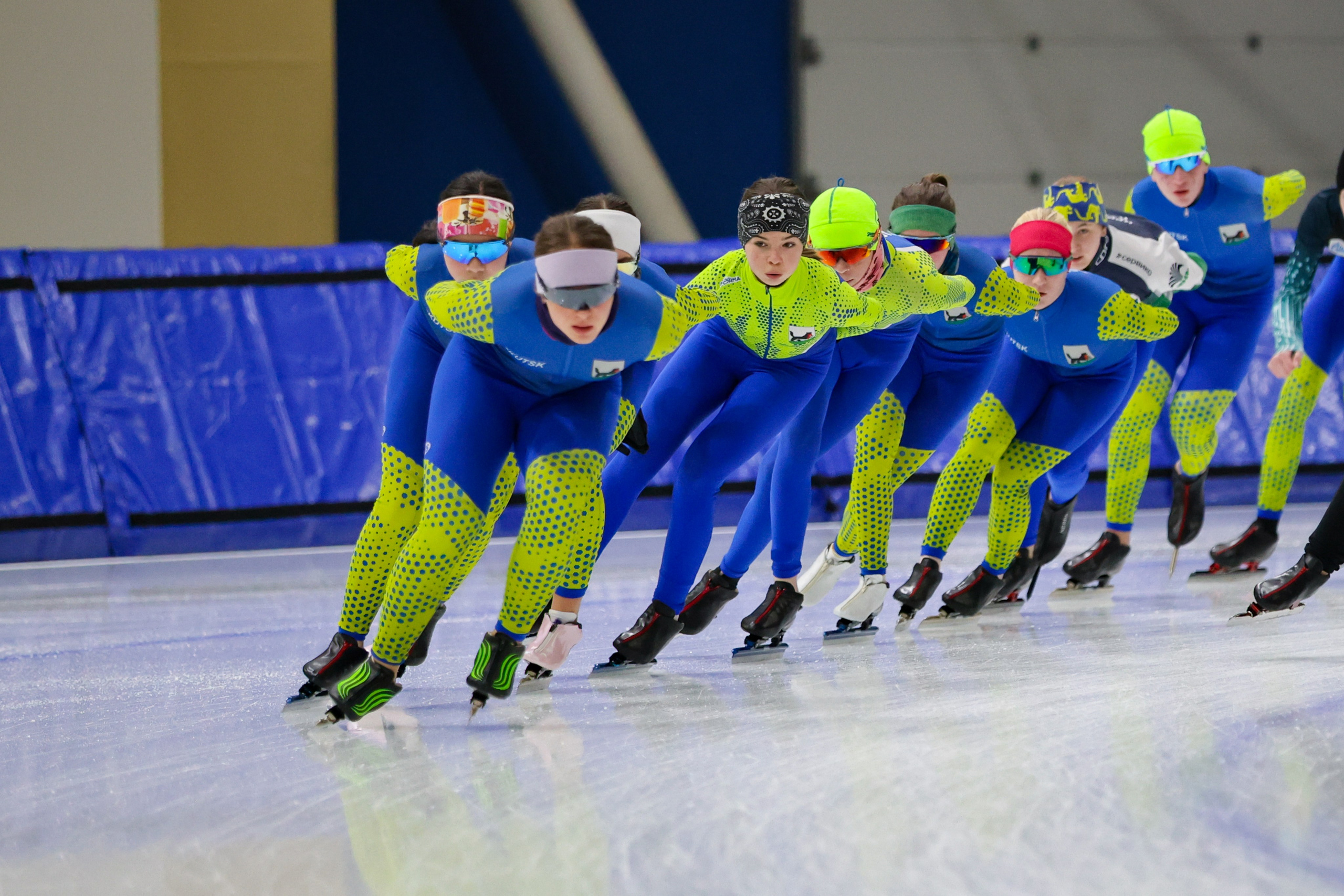 Тренировки. Конькобежный спорт. Иркутск, 2026. Спортивная съемка Мария Царфати