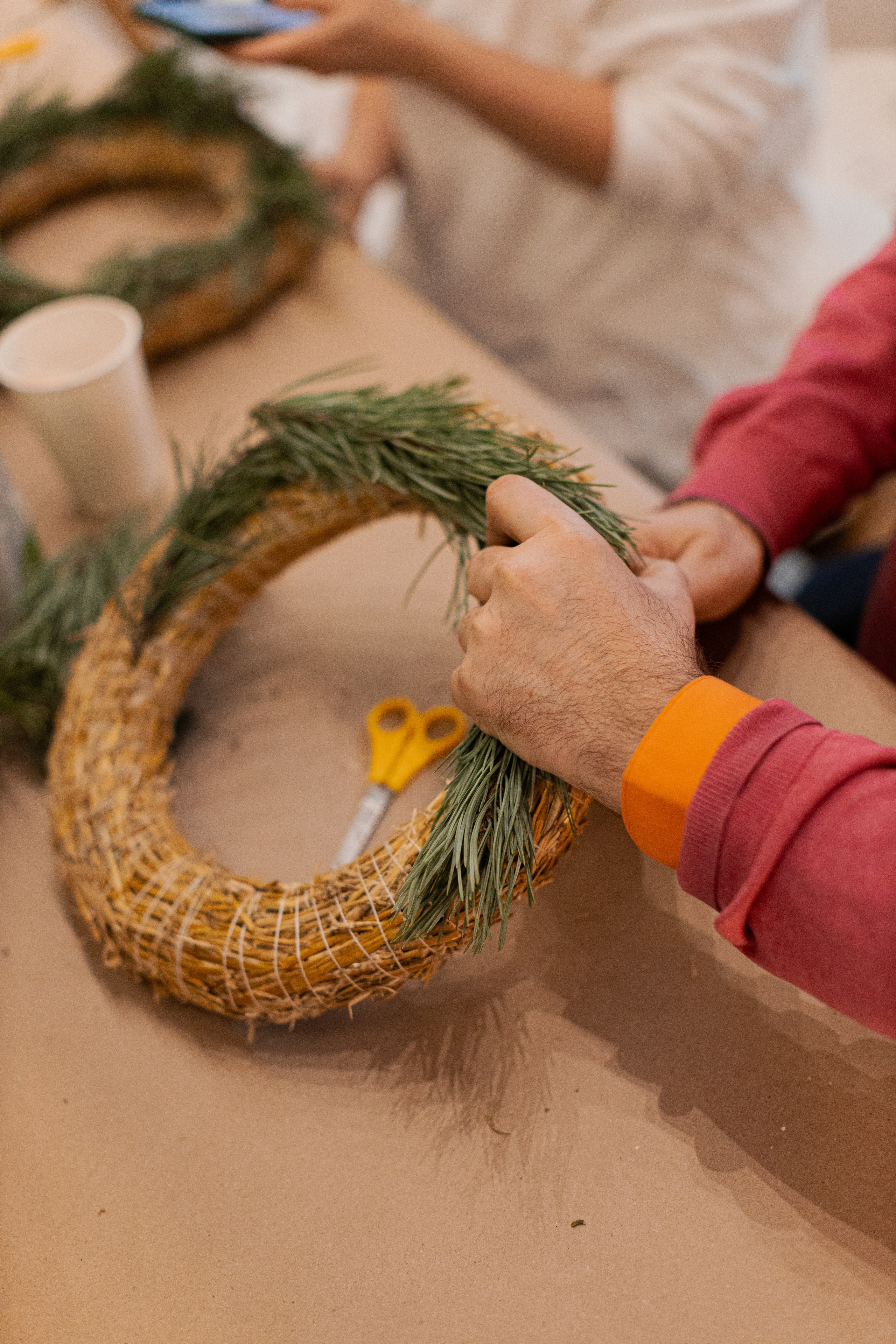 Мк свечи и венок (новогодний корпоратив). Анастасия Ракчеева Художник
