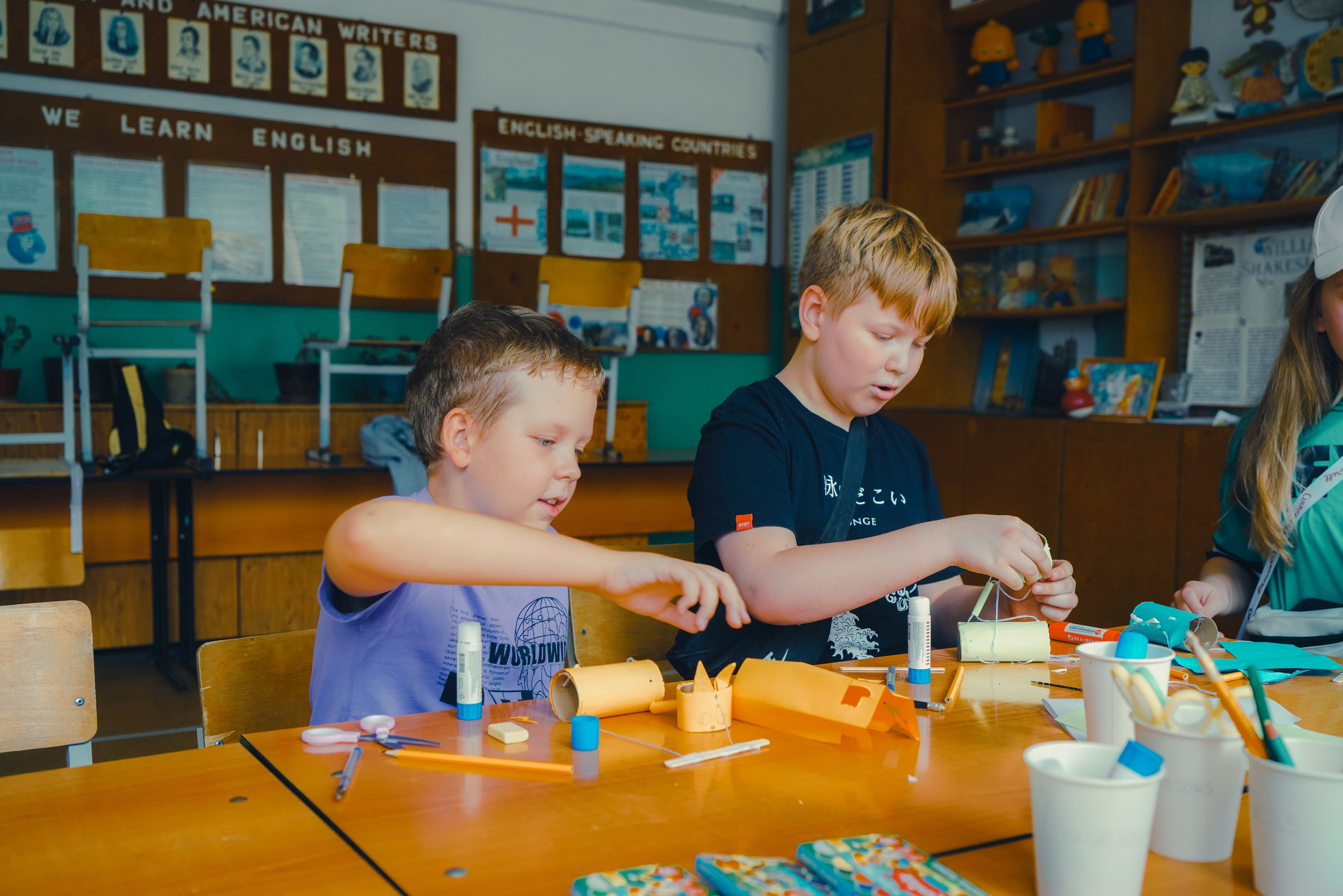 Английский лагерь в школе, Июнь 2024