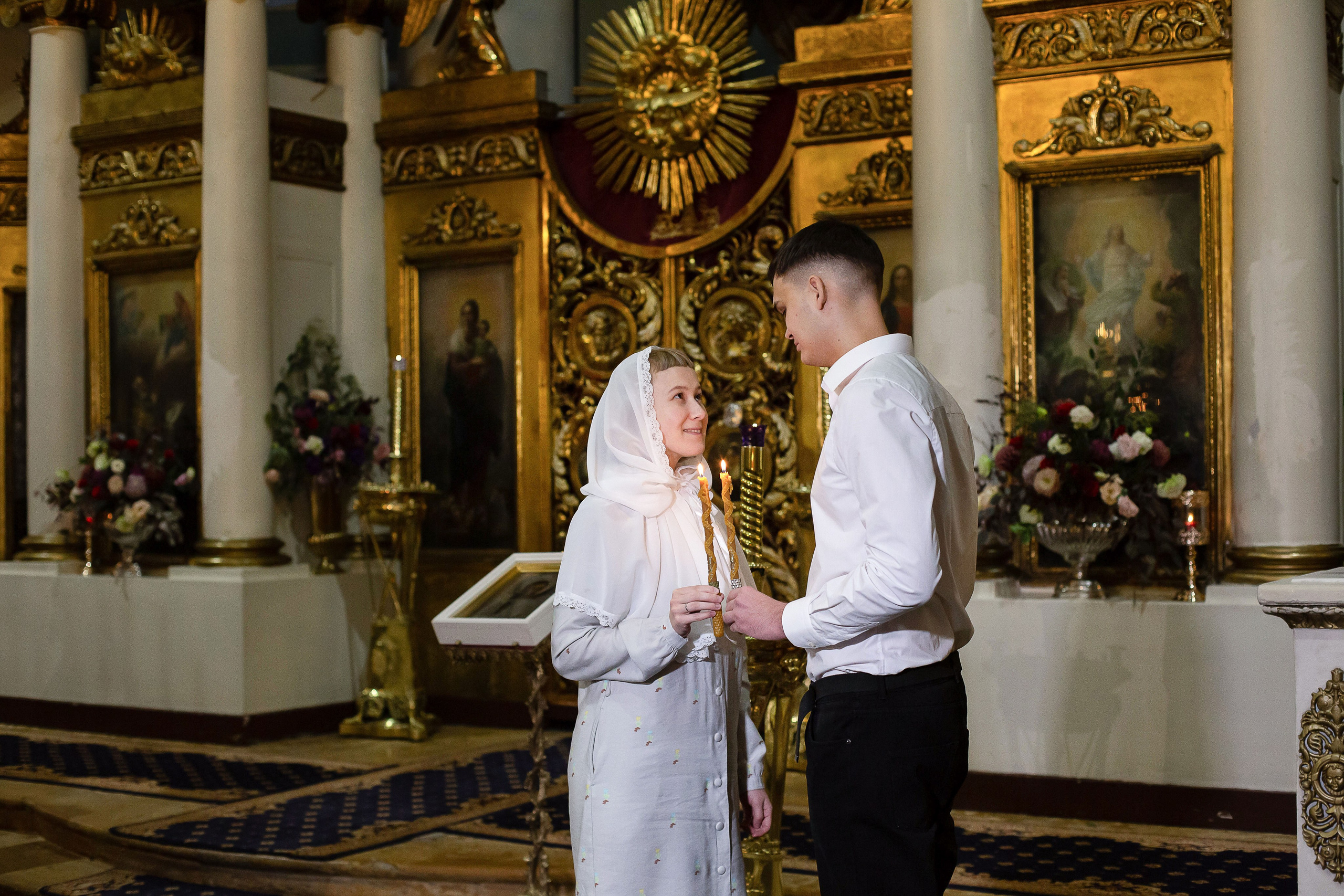 Венчание храм Всех скорбящих Радость. Семейный и детский фотограф Анна Петракова
