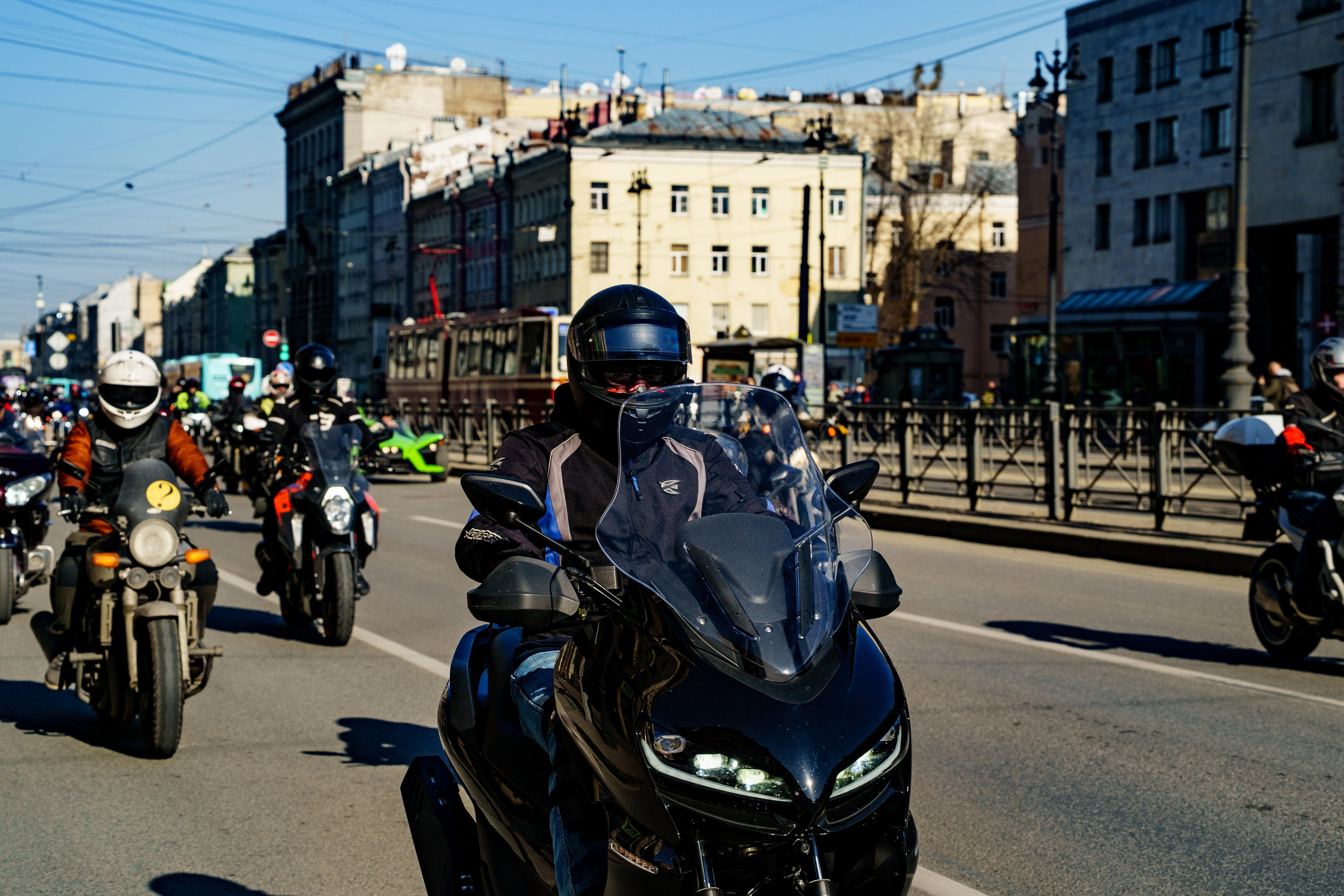 Прохват мотоклуба Norman Riders ч.1. Концертный и репортажный фотограф в Санкт-Петербурге Слава Пахомов