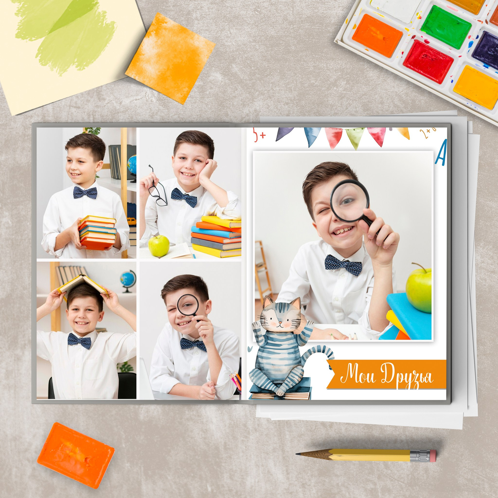 Дизайн «Котики в акварели». Профессиональный фотограф в Подольске Елена Локтионова