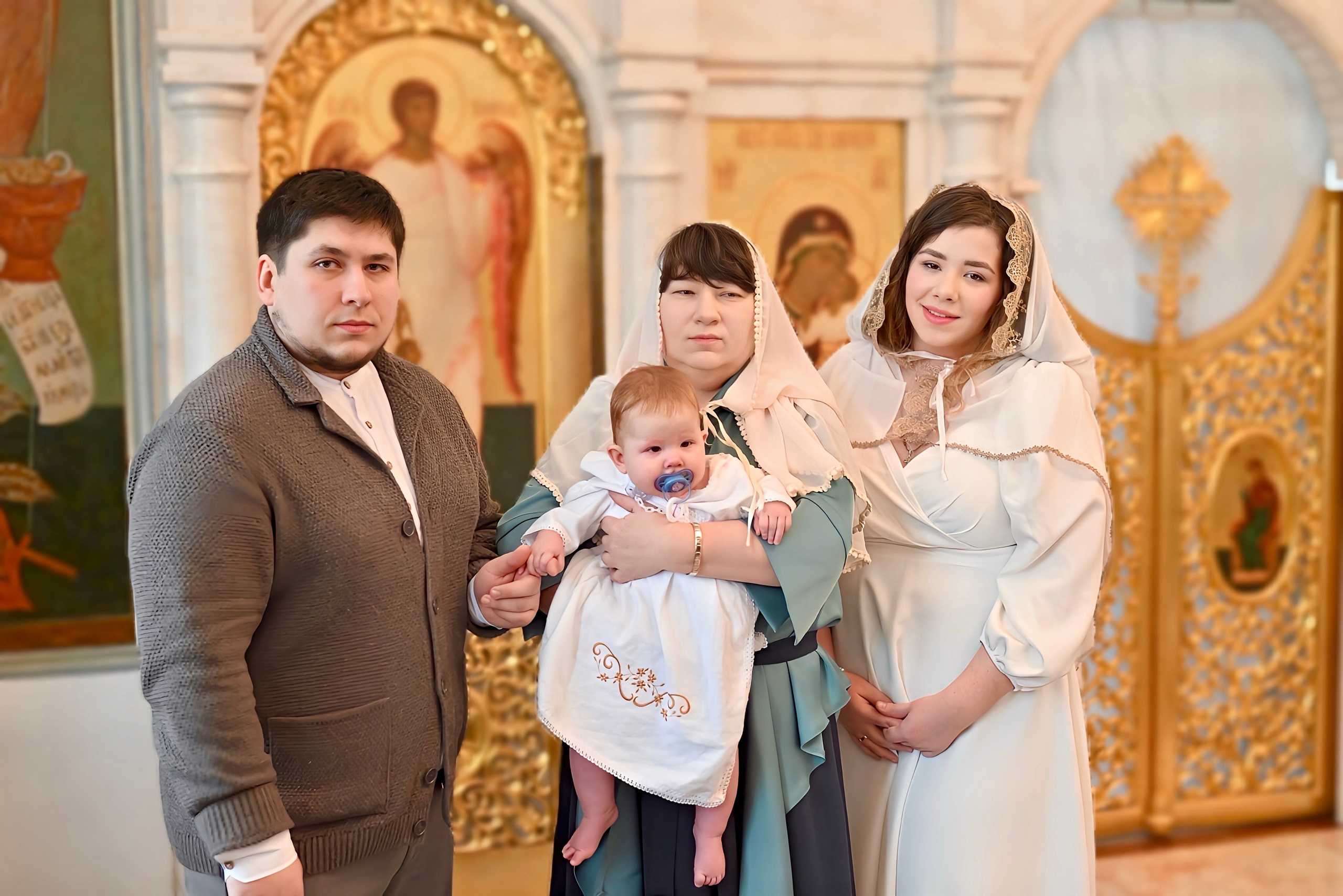 Крещение в Царицыно. Семейный и детский фотограф Москва