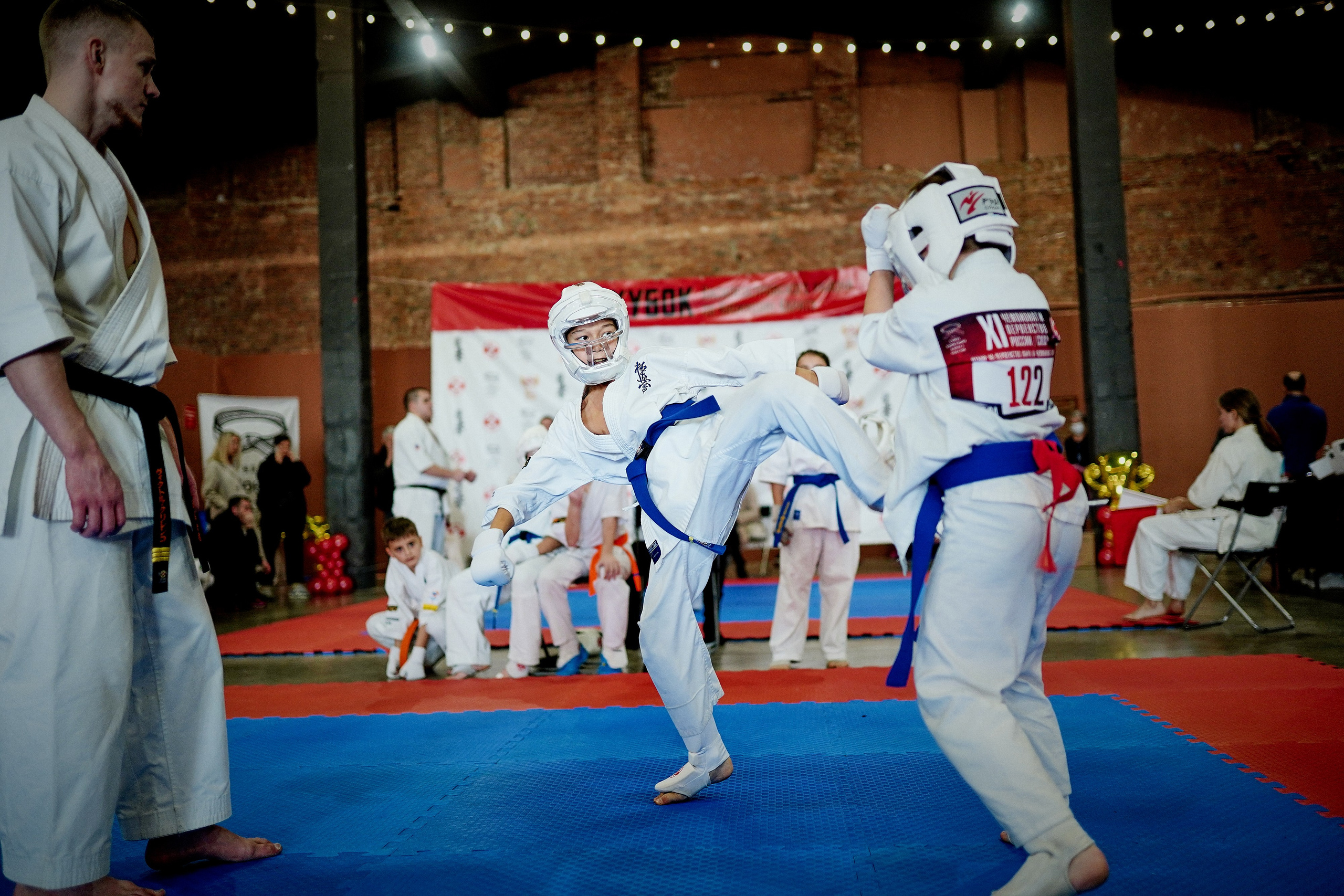 Репортаж детских соревнований киокушин каратэ