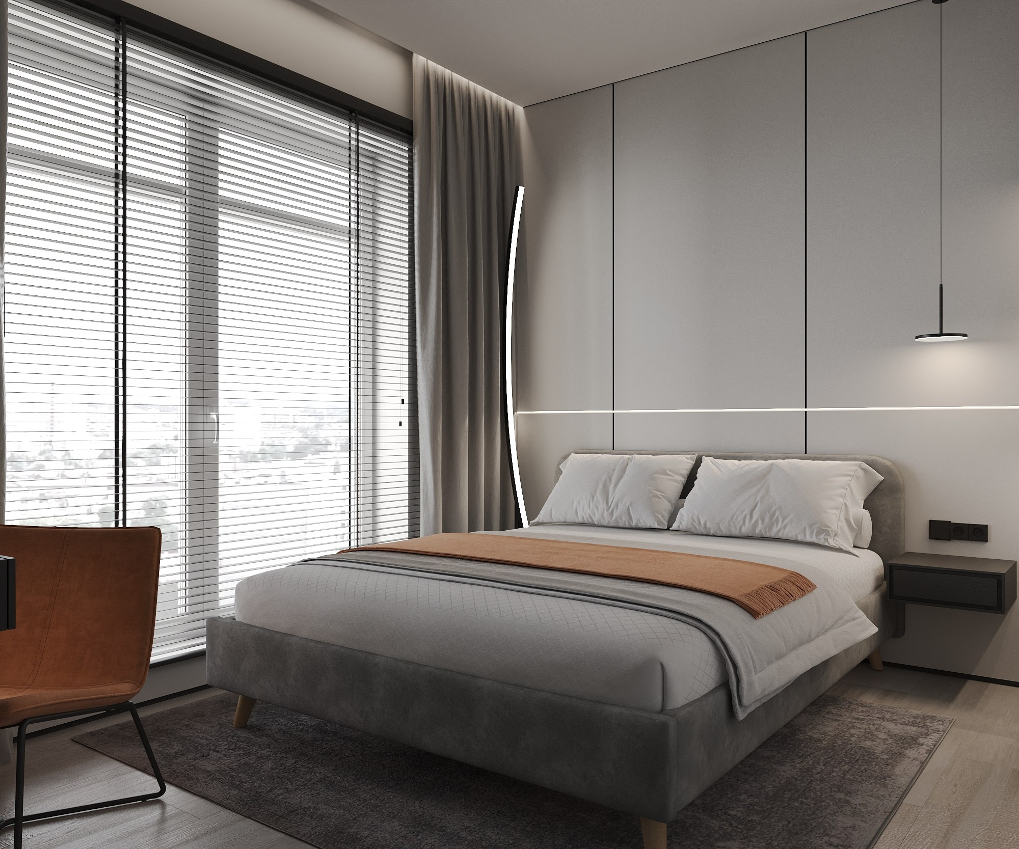 Квартира 62 кв. м. Хрустальный парк, Датский квартал. Annything design