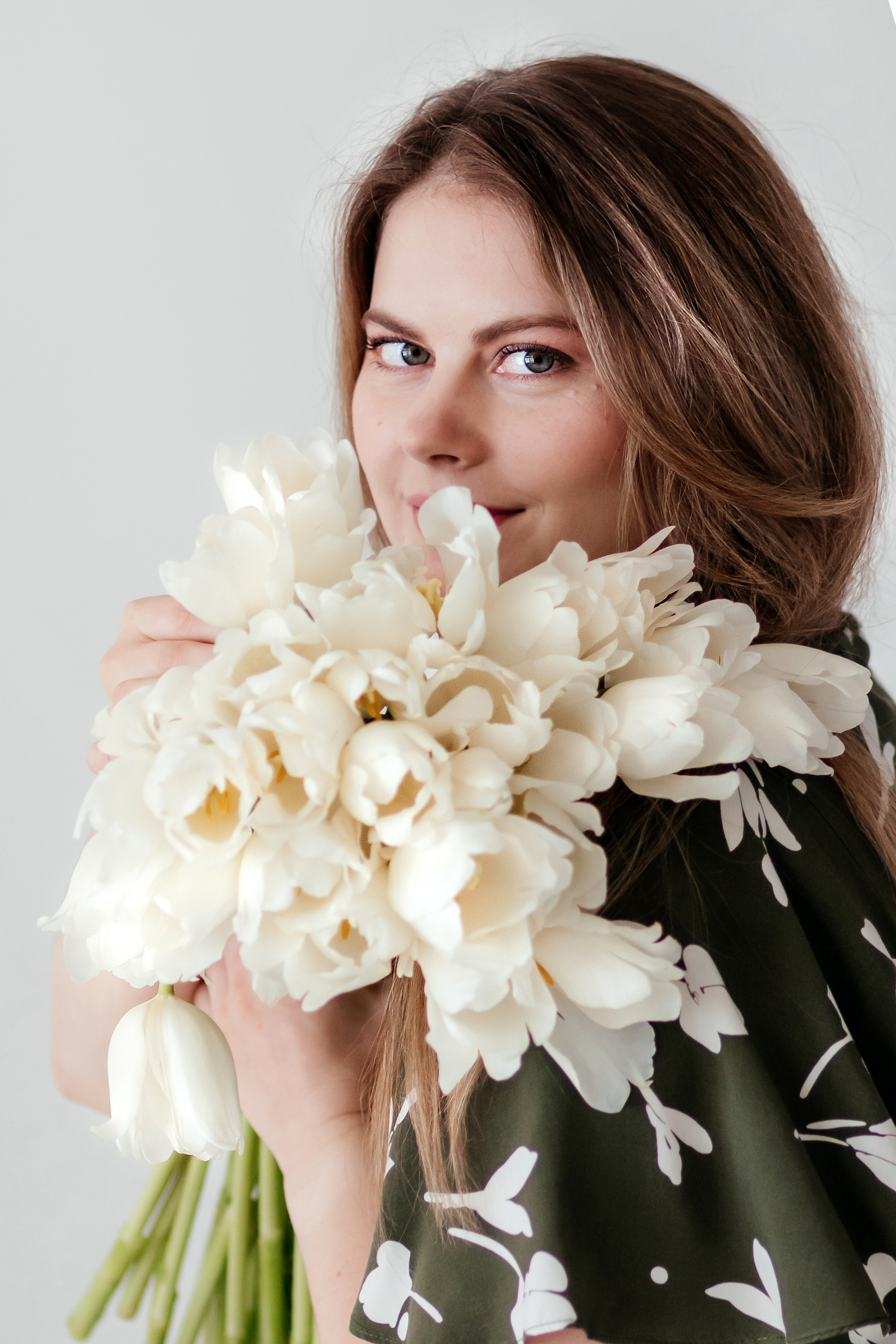 Съёмка с цветами. Семейный фотограф в Минске Приболовец Светлана