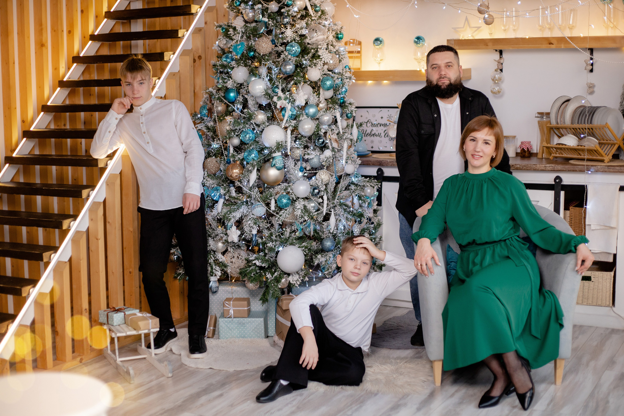 Новый год 2026. Семейный фотограф в Саратове Элоиза Ляпина
