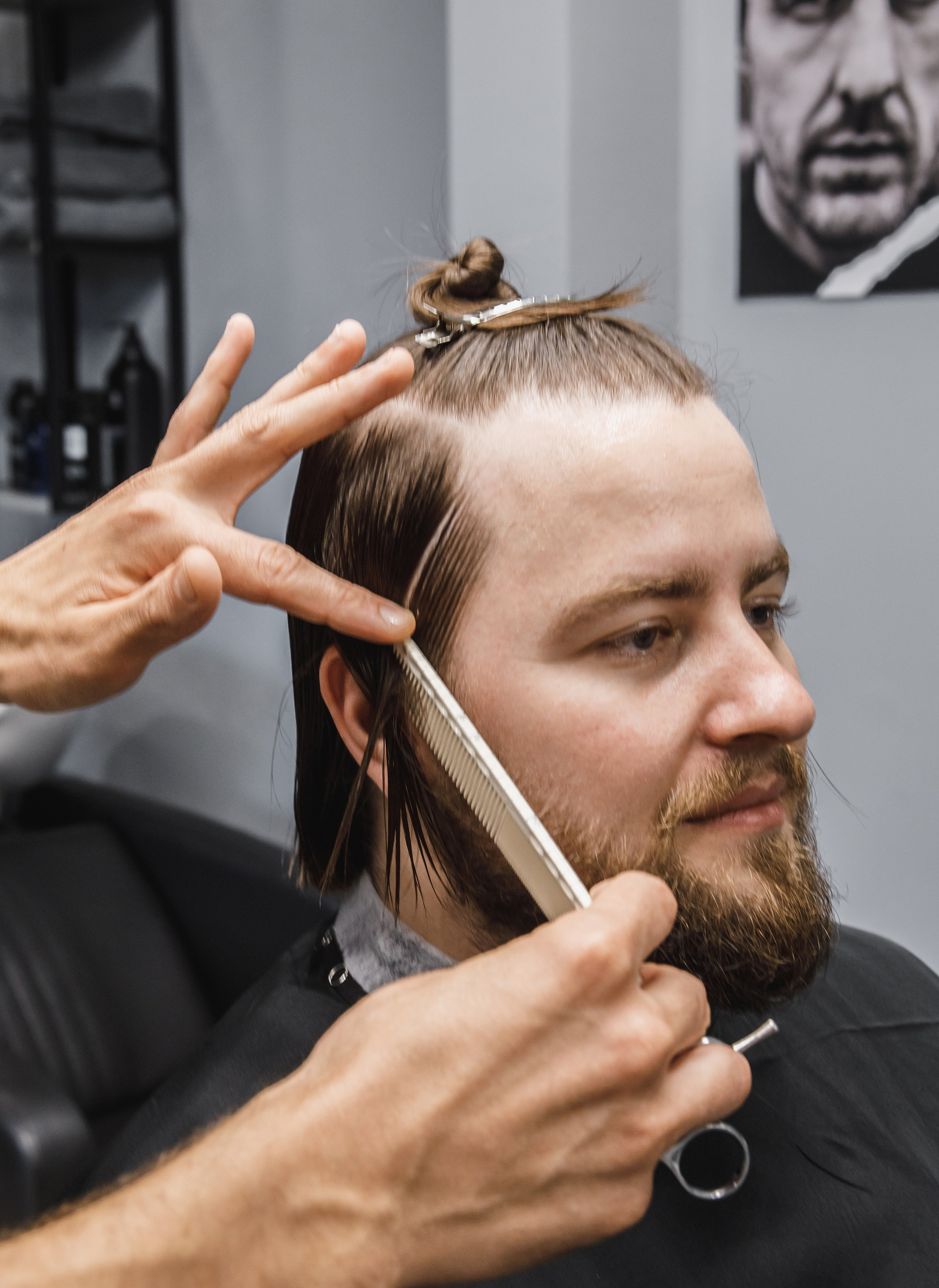 Открытие еще одного салона сети BARBERSHOP BORODACH. Предметный и семейный фотограф в Санкт-Петербурге Катерина Стеклова