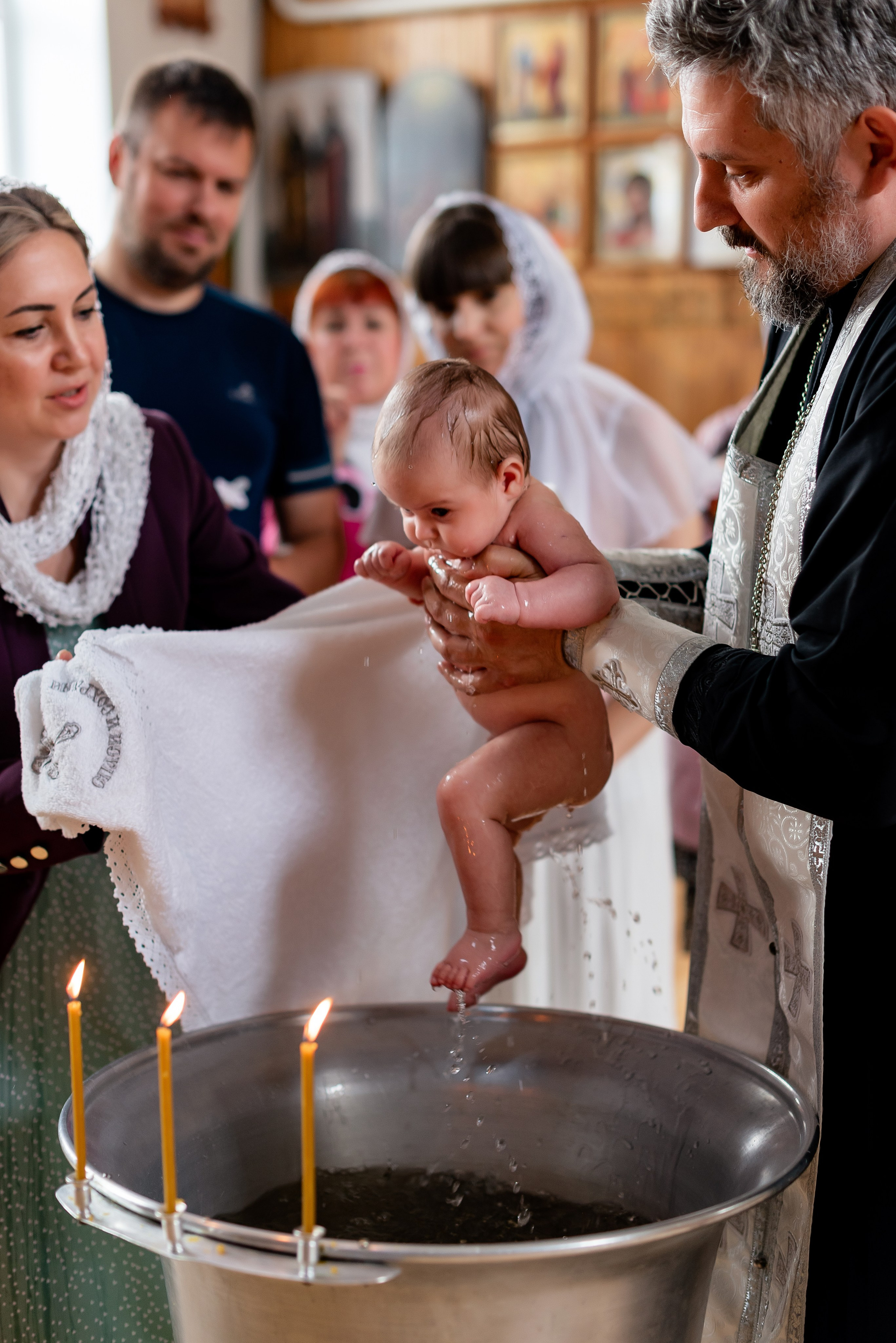Крещение Ксении. Фотограф Татьяна Иванчикова
