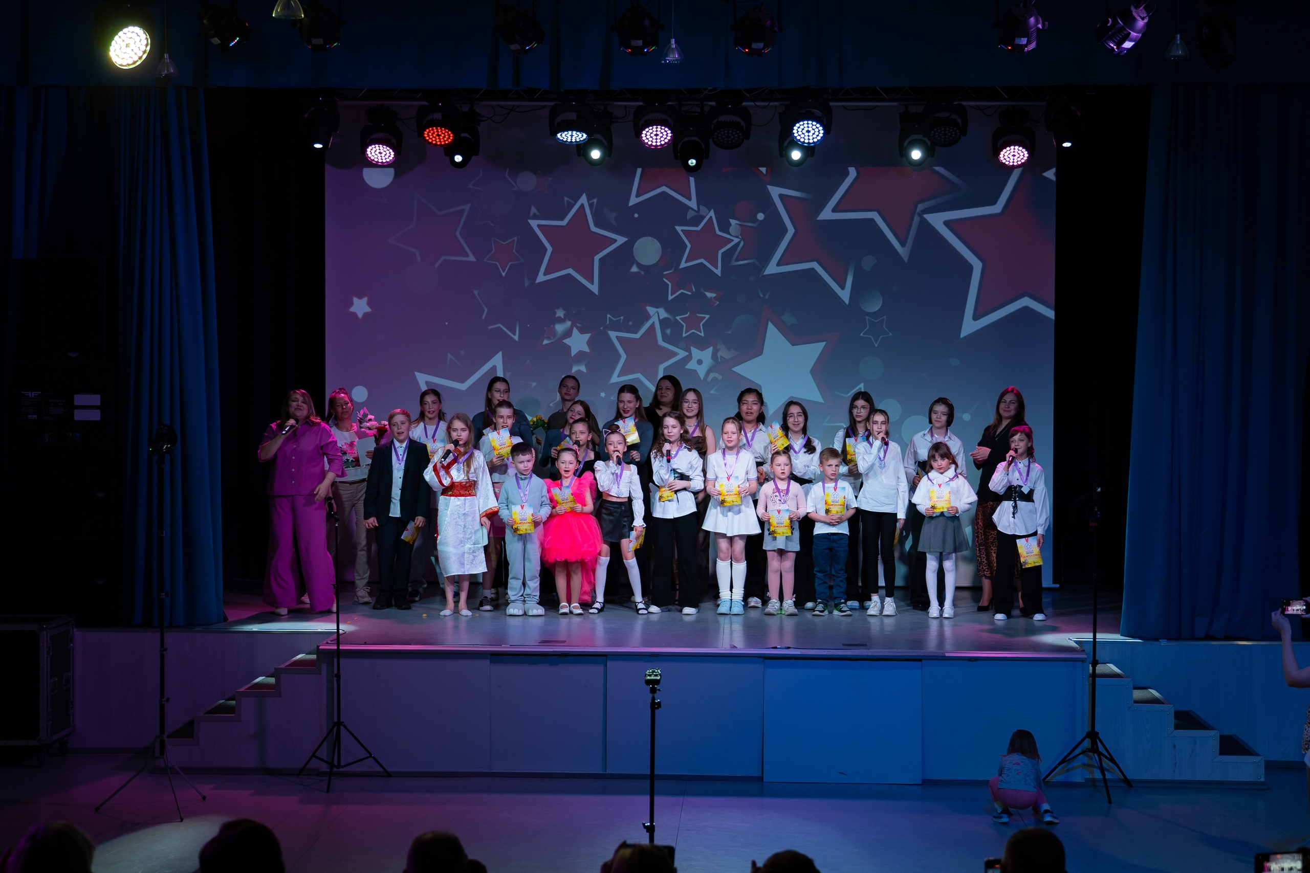 Отчетный концерт продюсерского центра «Новая Звезда». Фото / Видеосъемка в Москве