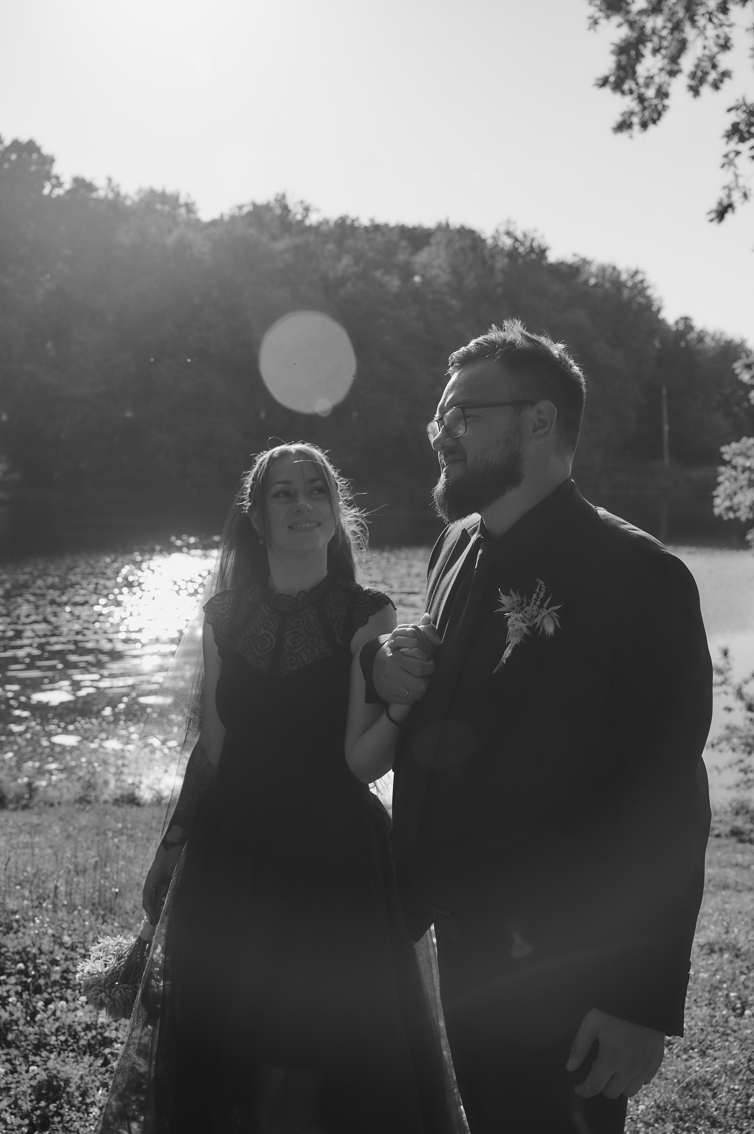 Свадебная фотосессия в Туле в черном. Свадебный фотограф в Туле Никита Беляев