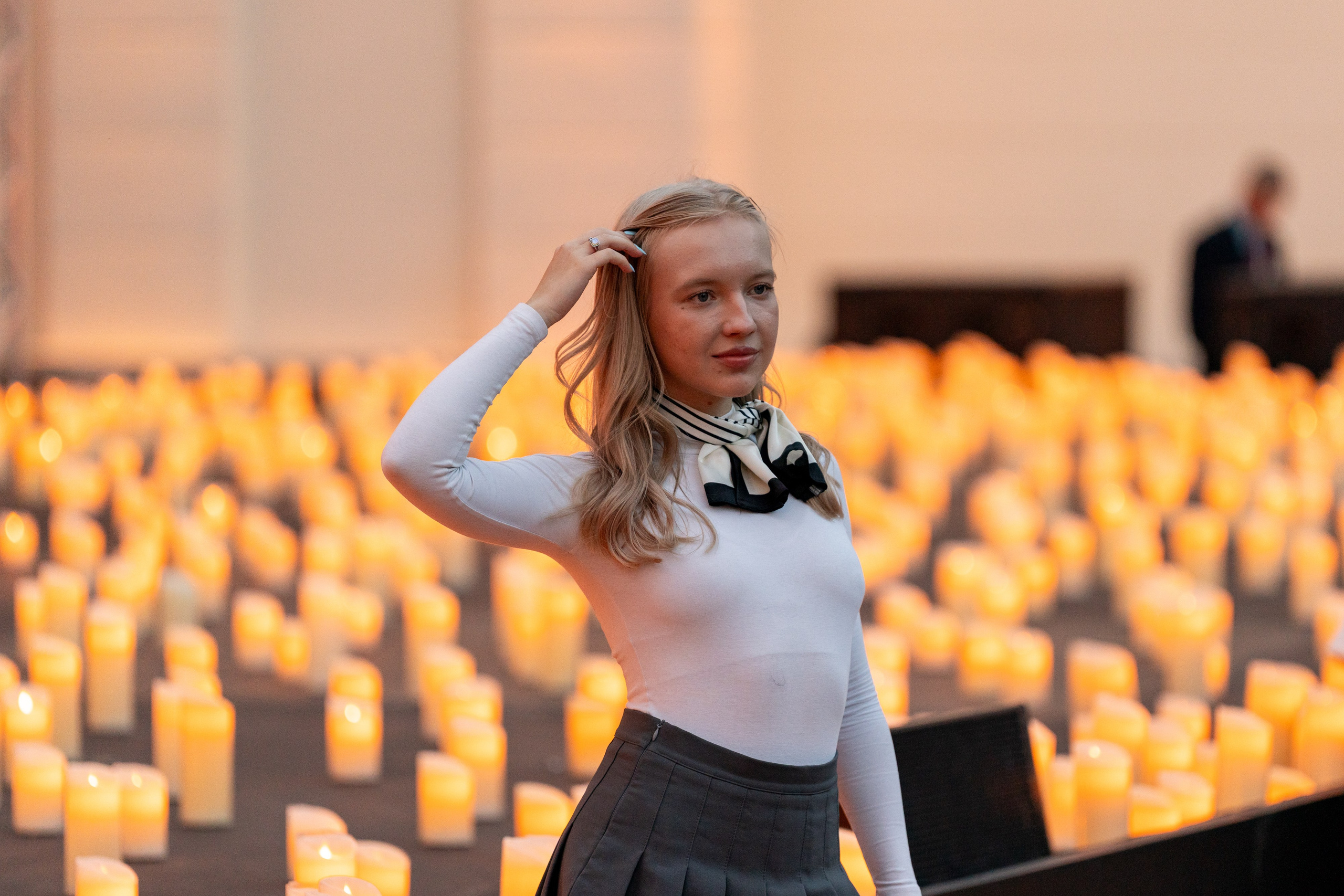 Симфонический оркестр Lumisfera при свечах. Фотограф Никита Комаров