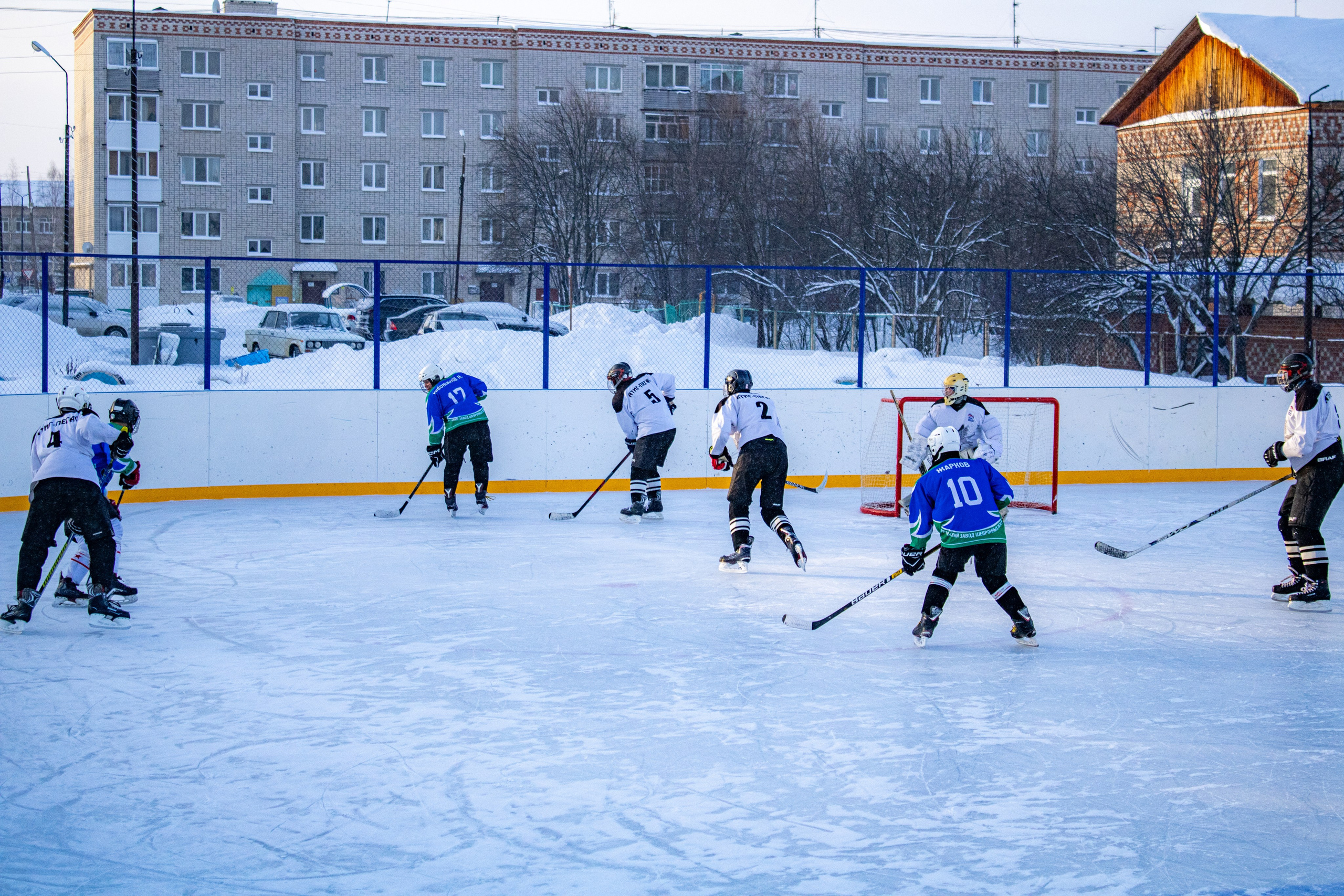 Хоккей г.п Атиг-г.п Дружинино