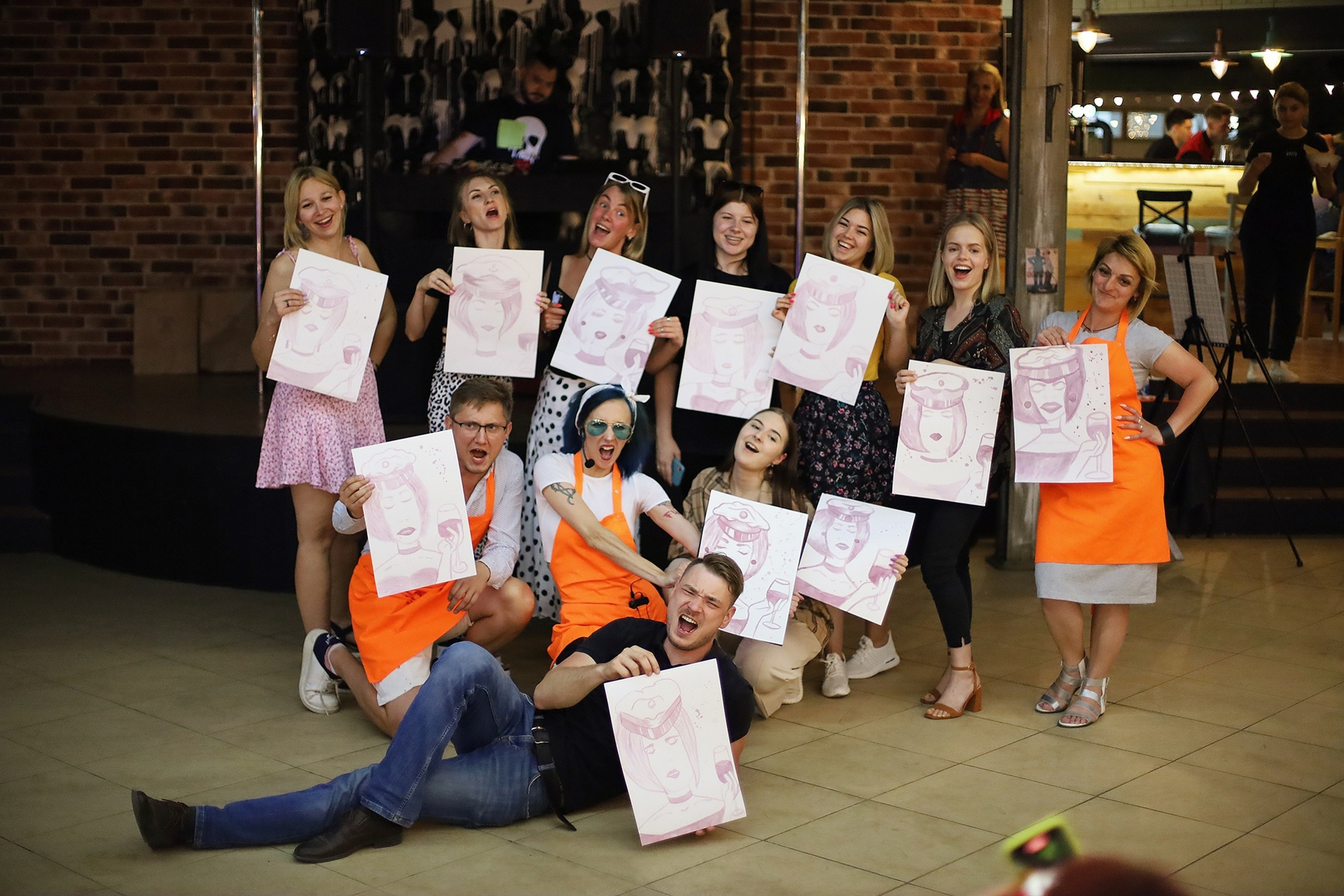 Арт — вечеринка Draw A. Репортажный фотограф Анапа