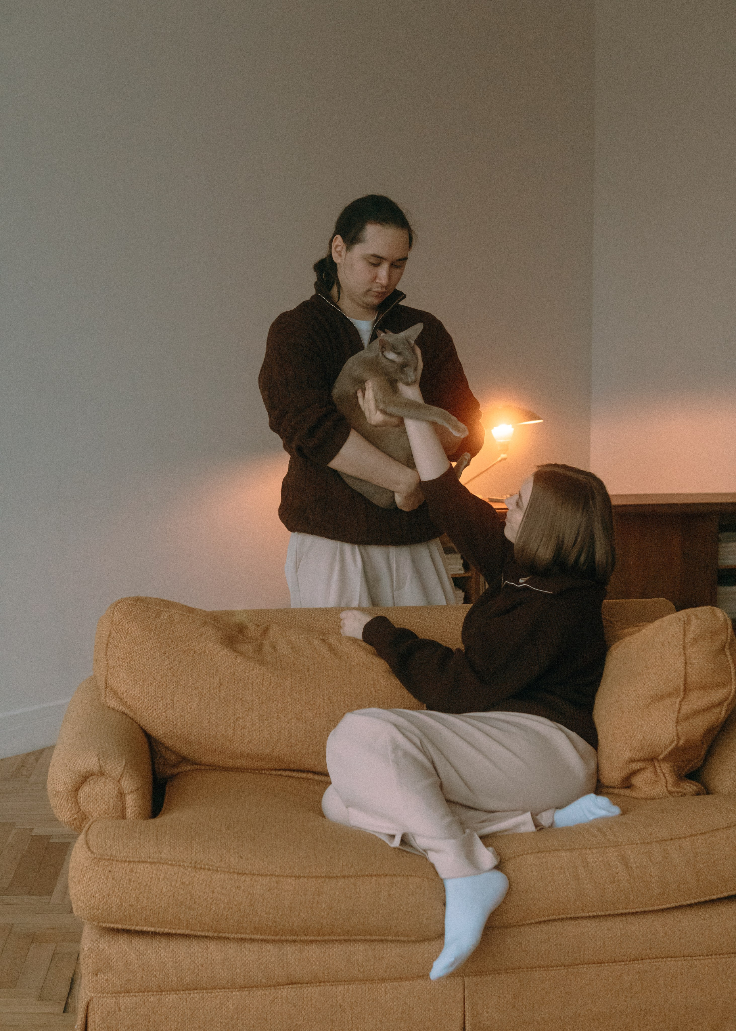 Амина, Булат и Орион. Фотограф-анималист Ксения Воробьева, Москва