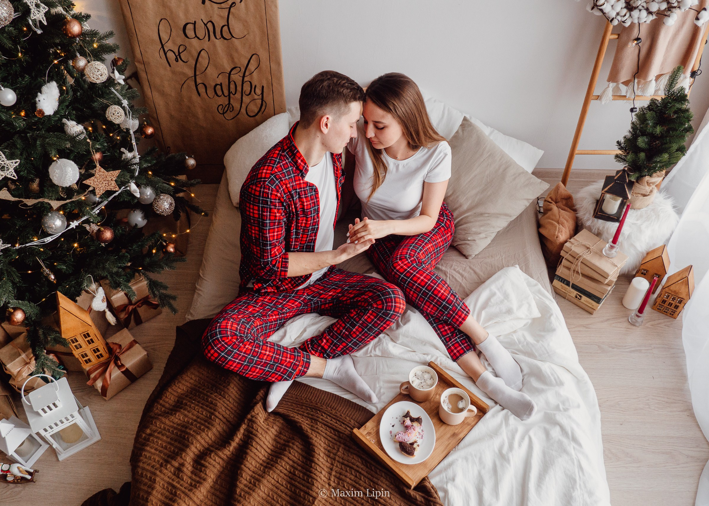 Фотосессия семейной пары в студии нижнекамск