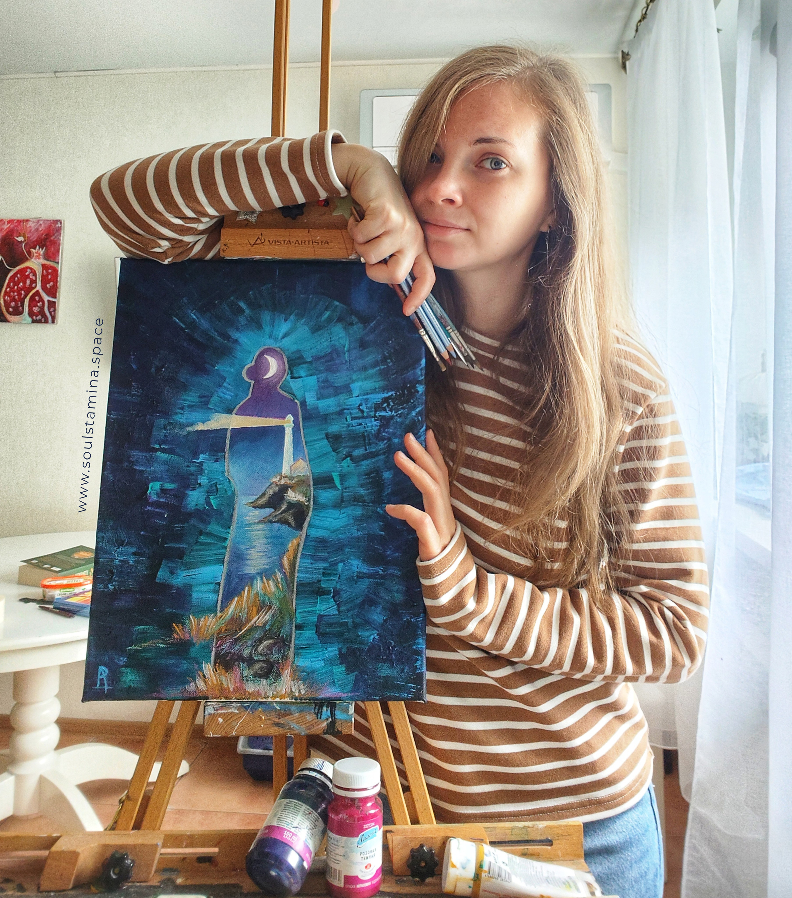 Смотрящая / she, the gazer. Soulstamina ~ graphic designer & visual artist from St.Petersburg