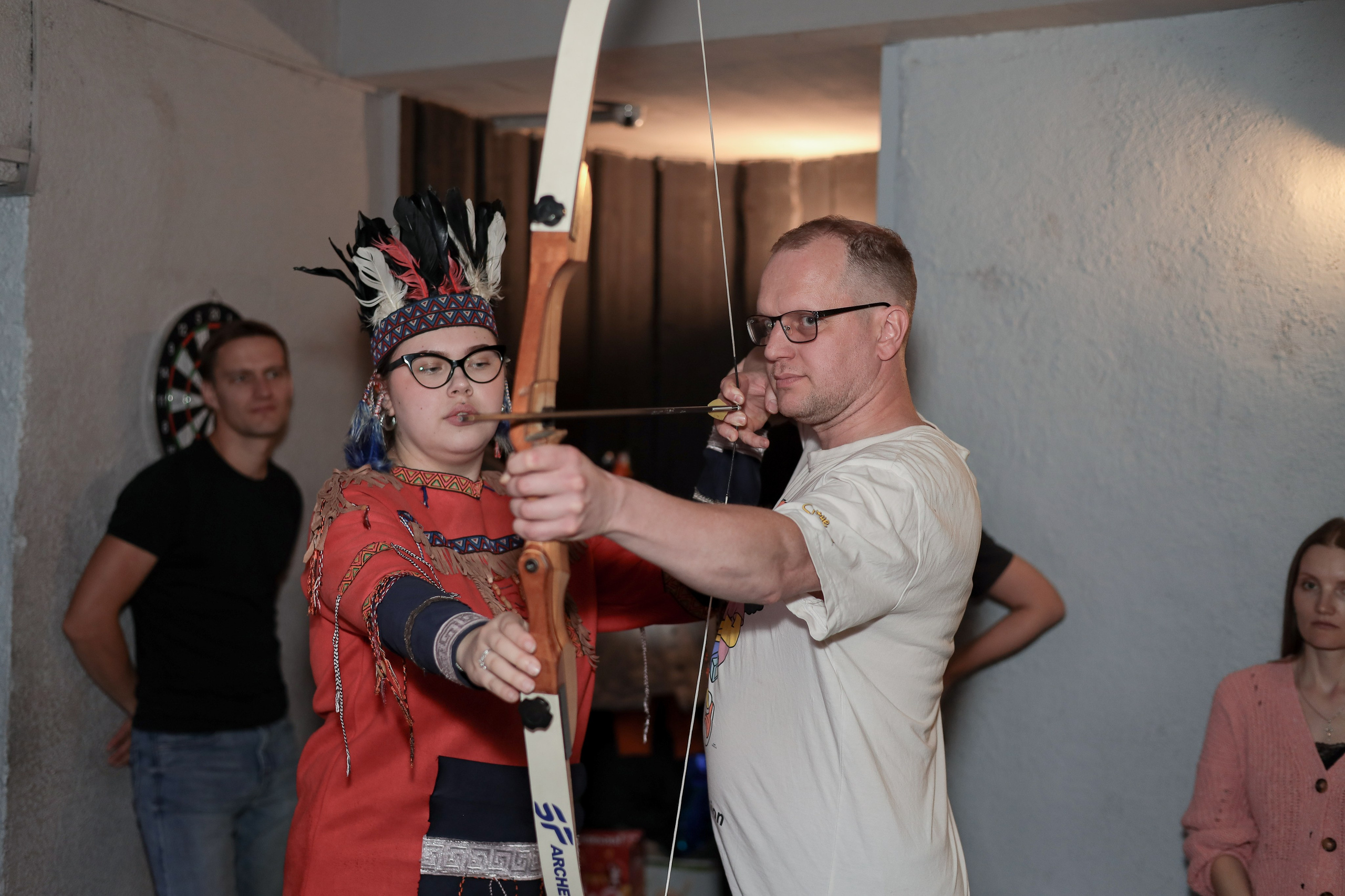 День рождение в стрелковом клубе. Фотограф Надршина Лилия